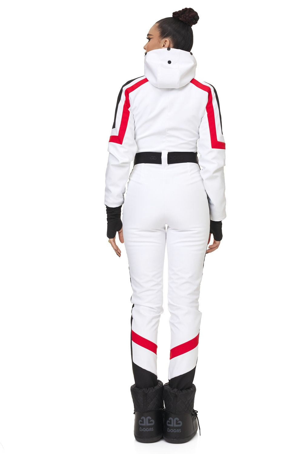 Casual white ski jumpsuit Abyem Bogas