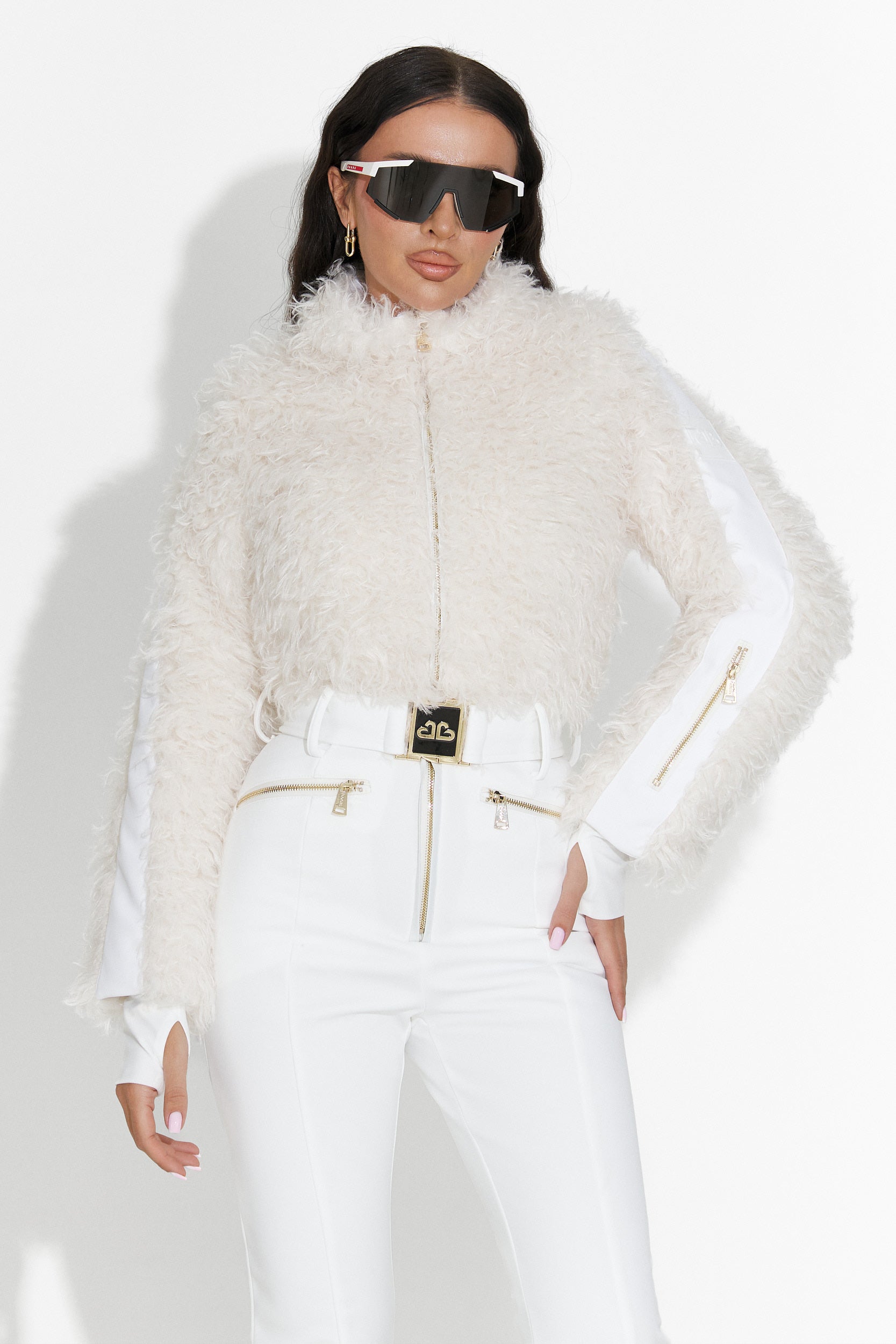 Salopeta ski casual alba Alycia Bogas