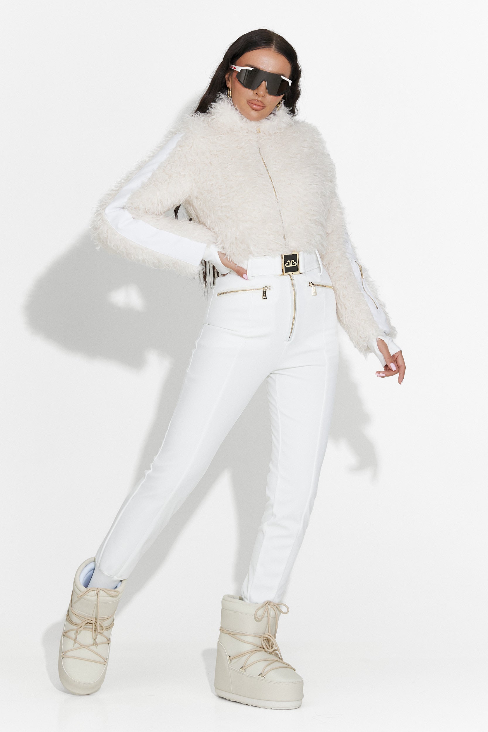 Salopeta ski casual alba Alycia Bogas