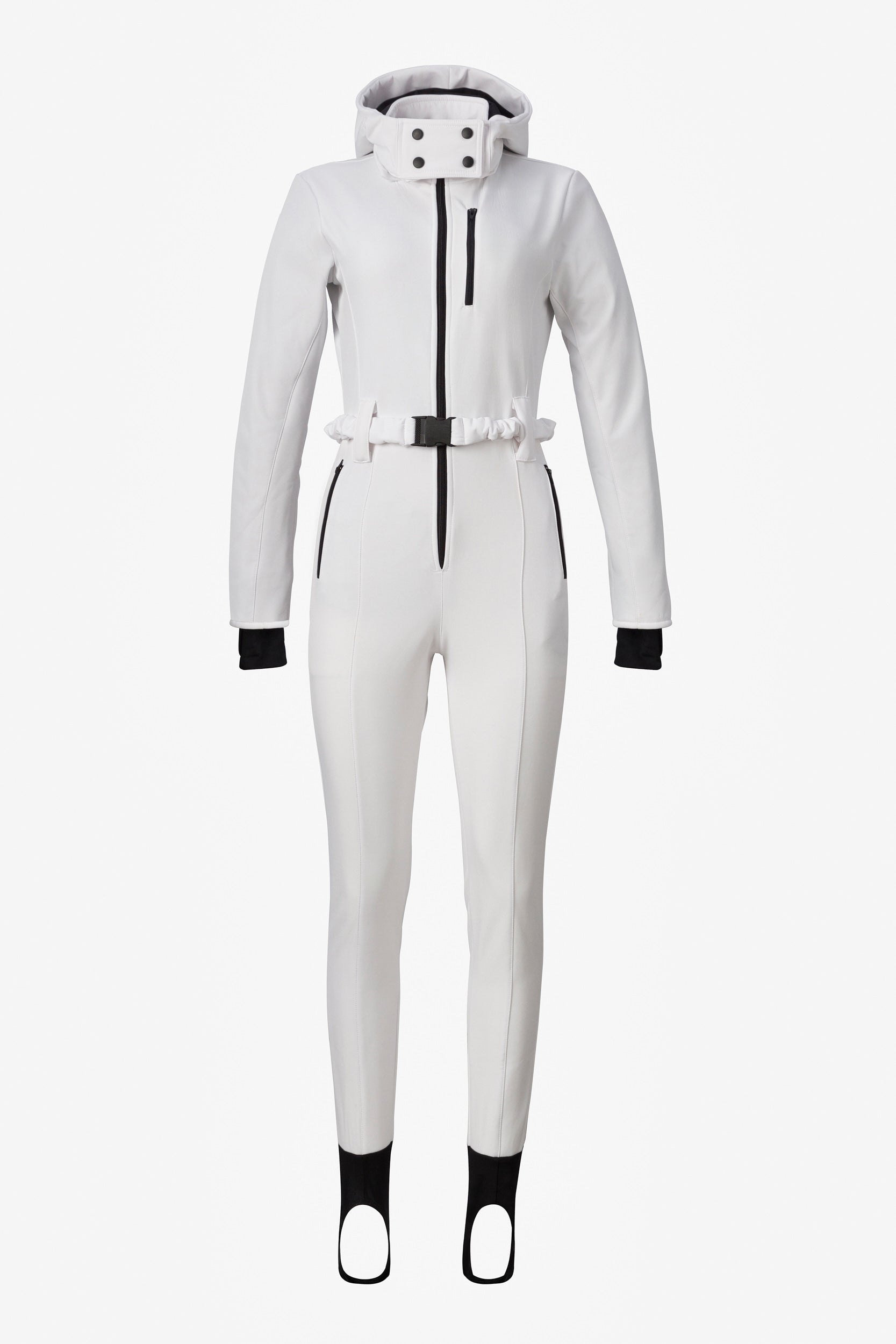 Casual white ski jumpsuit Sydona Bogas