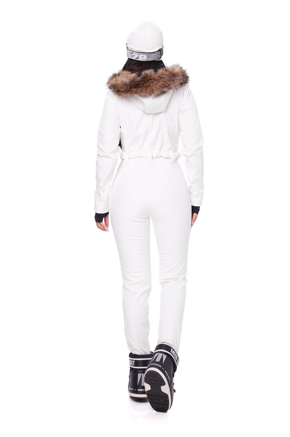Casual white ski jumpsuit Sydona Bogas