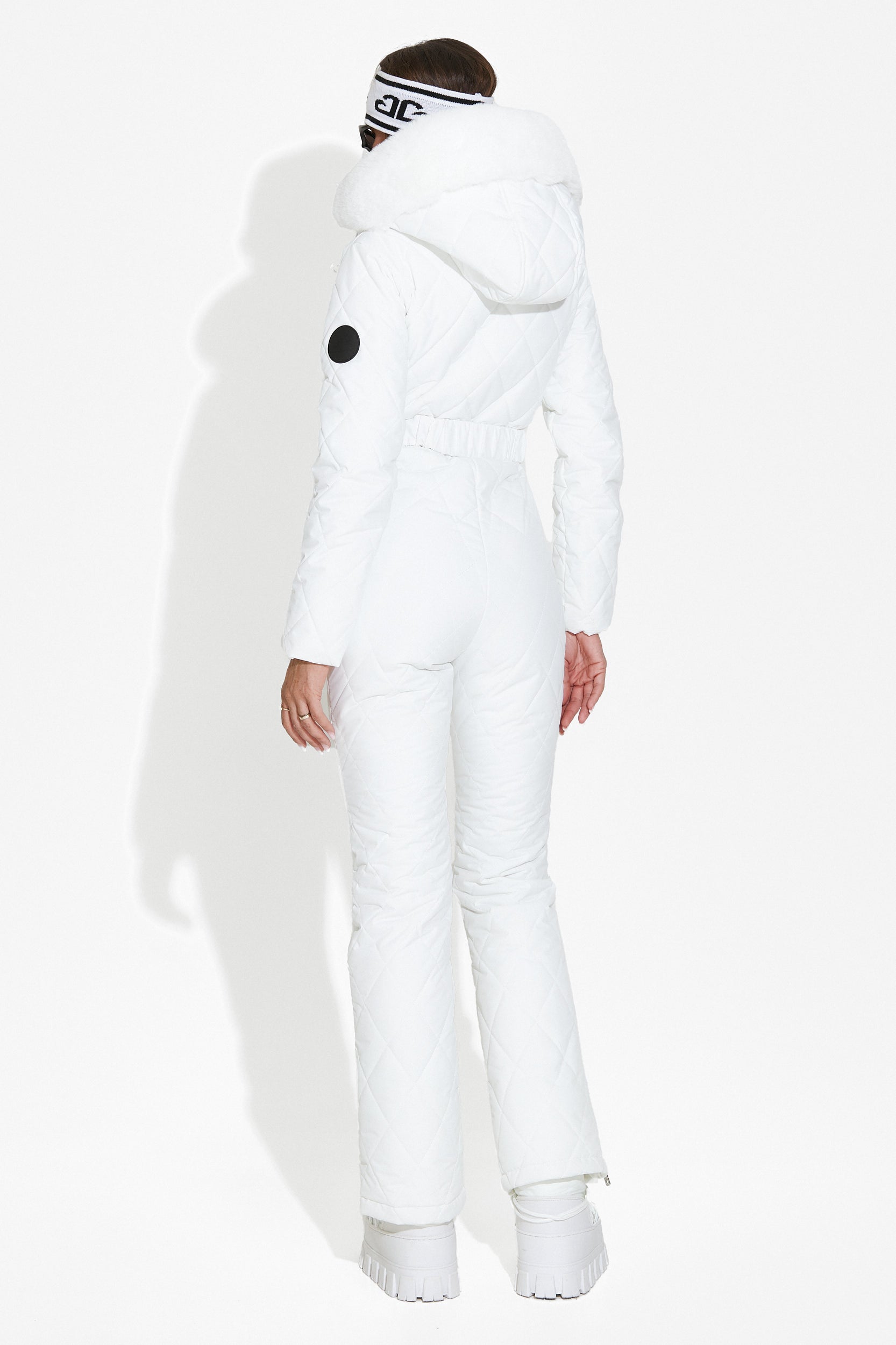 Casual white ski jumpsuit Valene Bogas