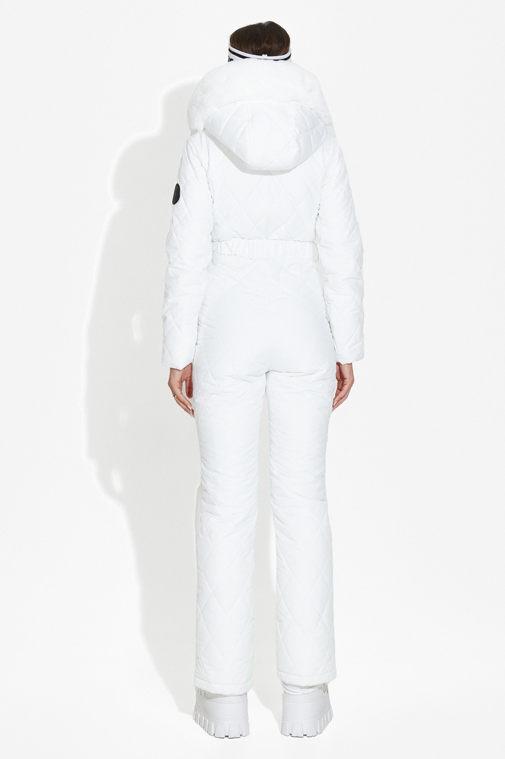 Casual white ski jumpsuit Valene Bogas