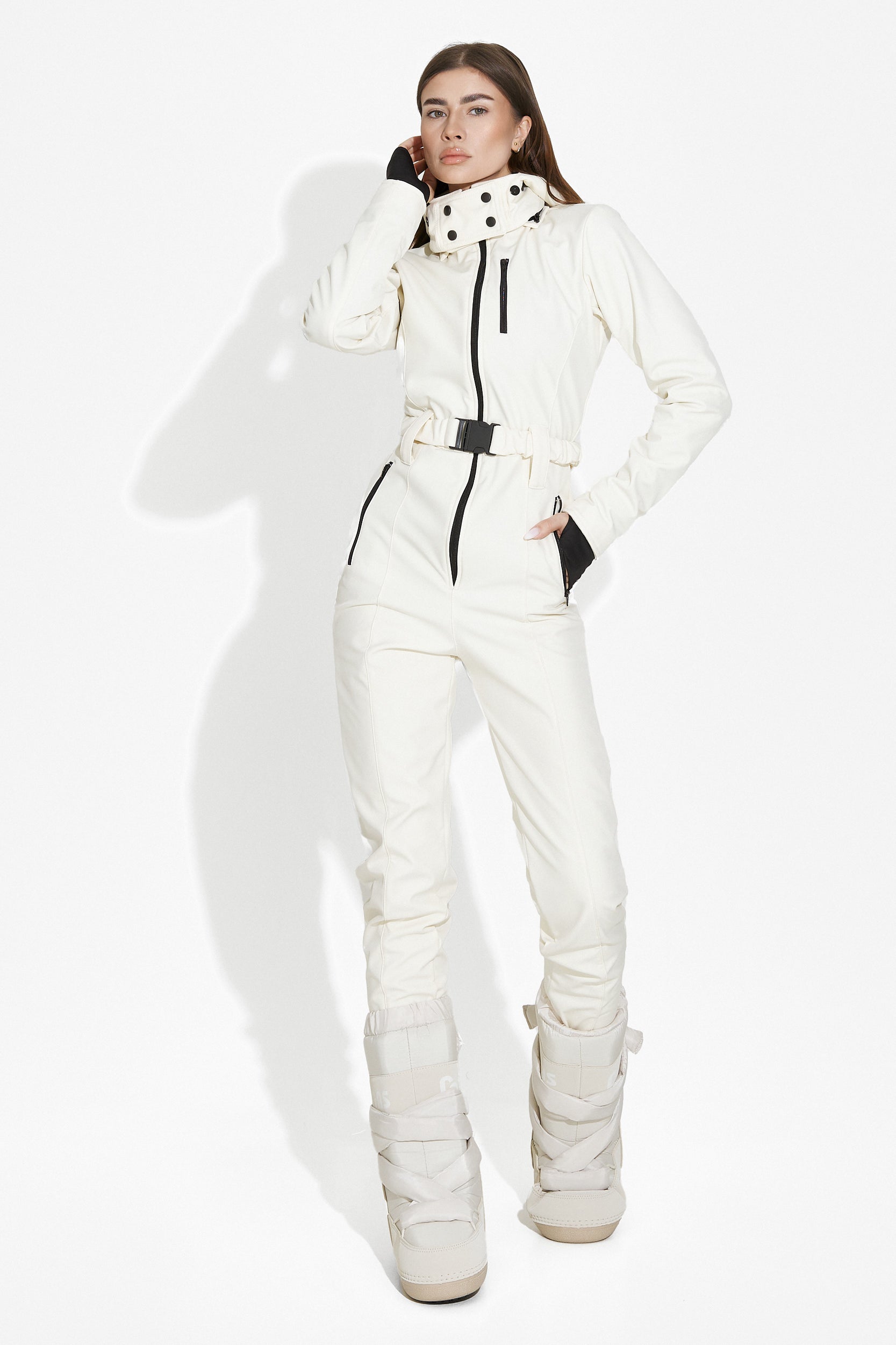 Anodys Bogas Casual Cream Ski Jumpsuit
