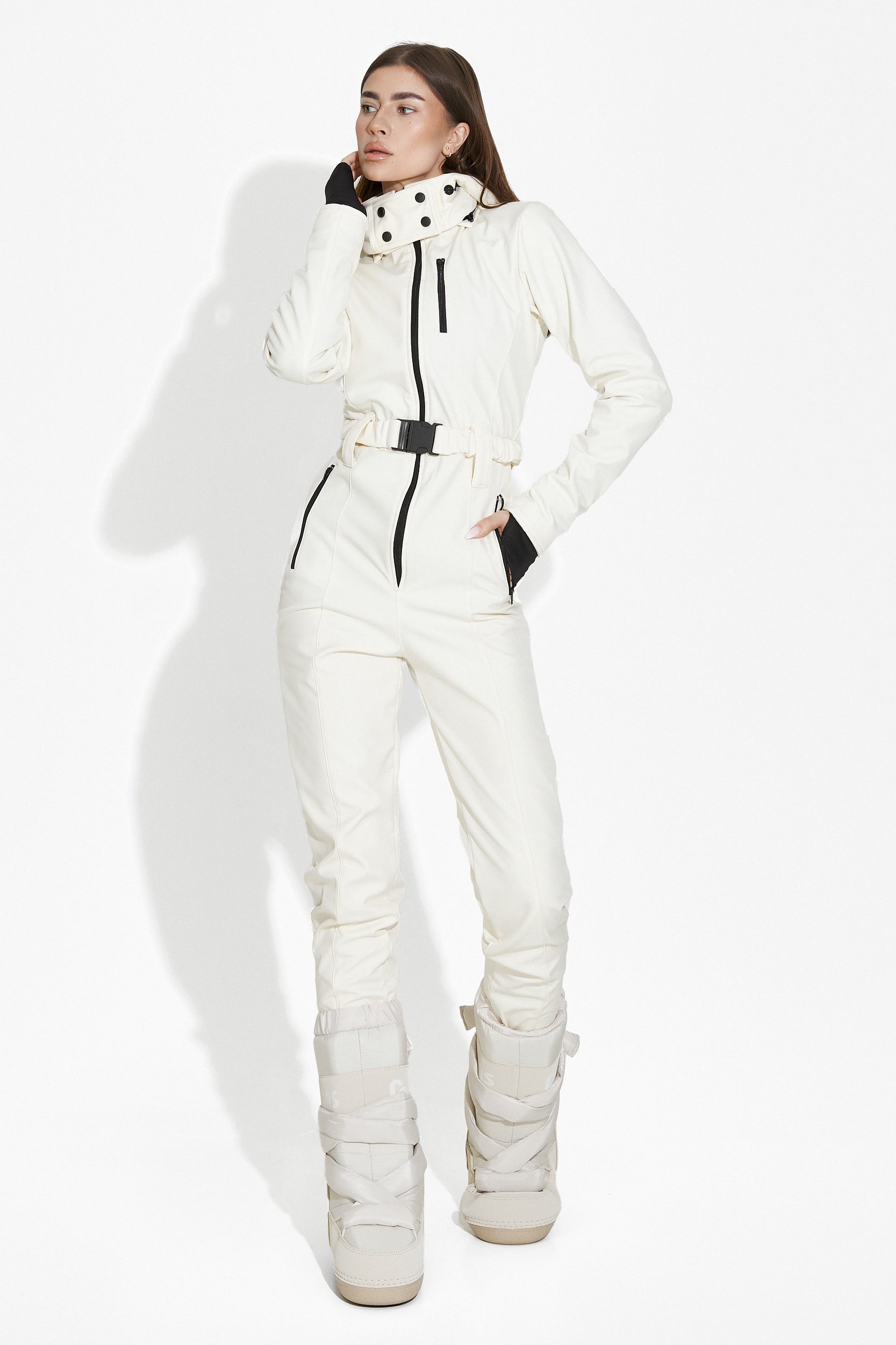 Anodys Bogas Casual Cream Ski Jumpsuit