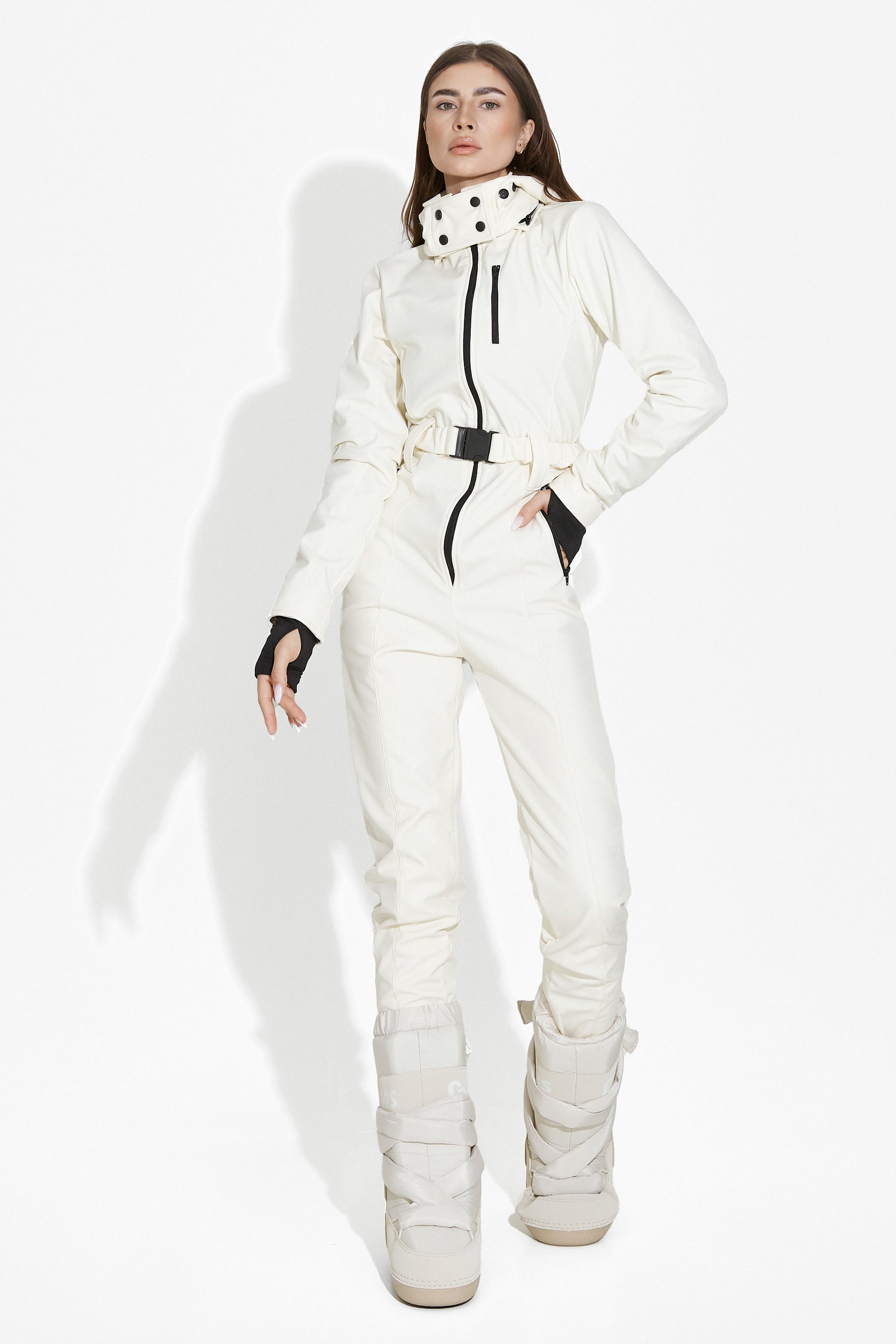 Anodys Bogas Casual Cream Ski Jumpsuit