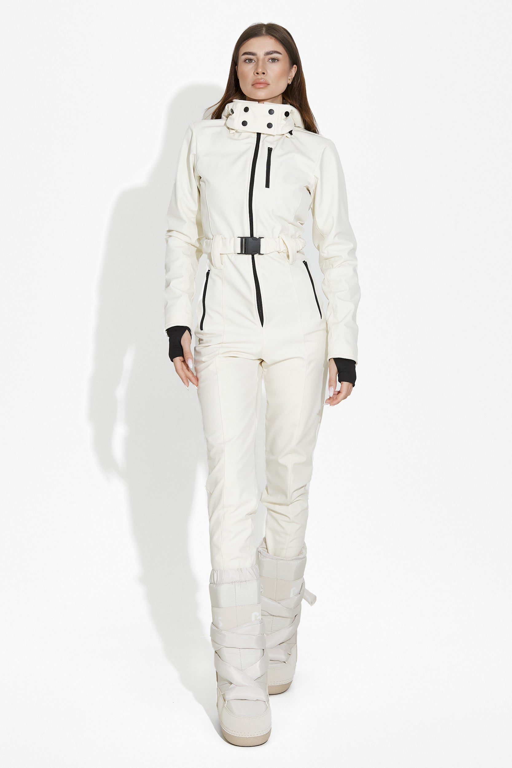 Anodys Bogas Casual Cream Ski Jumpsuit