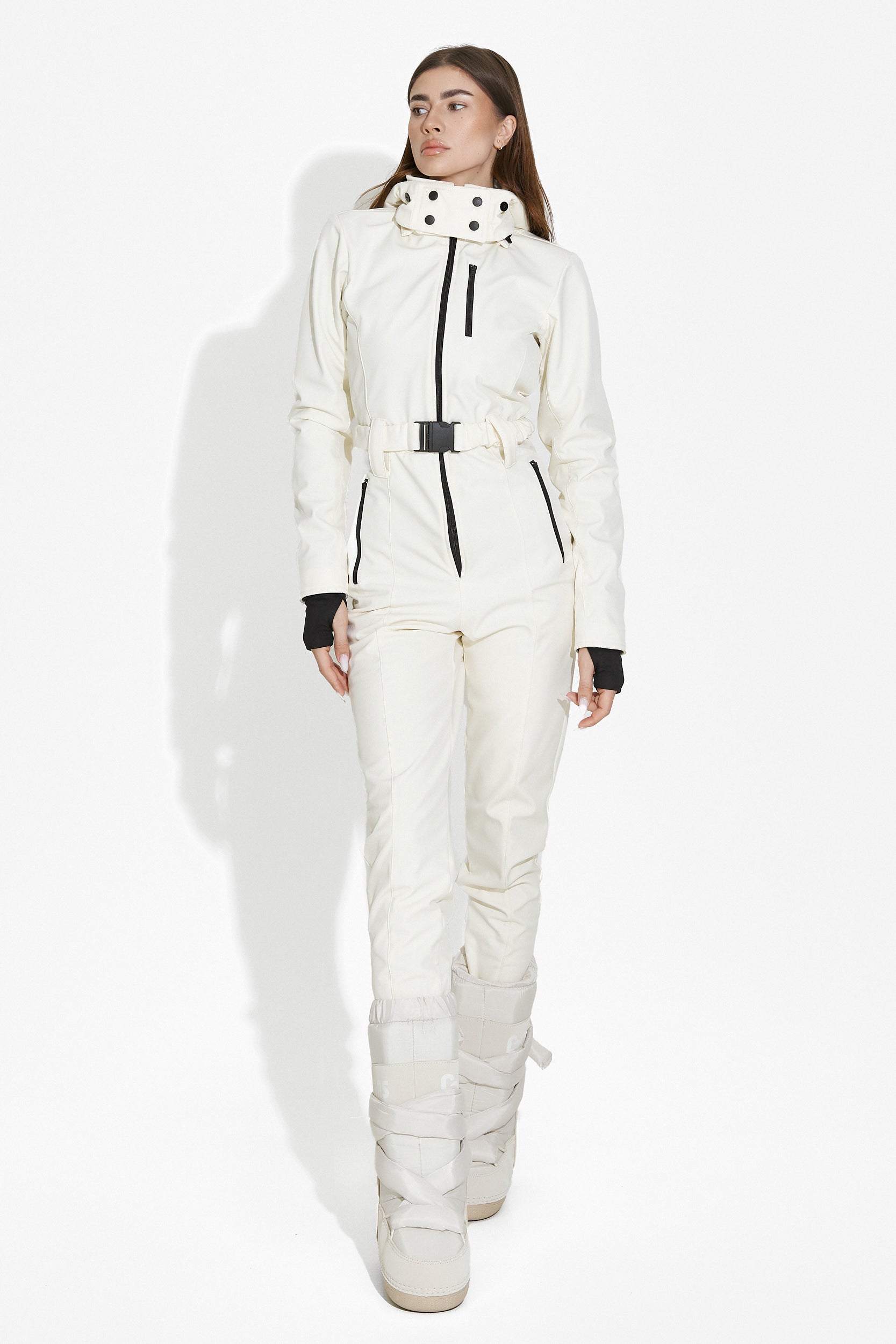Anodys Bogas Casual Cream Ski Jumpsuit
