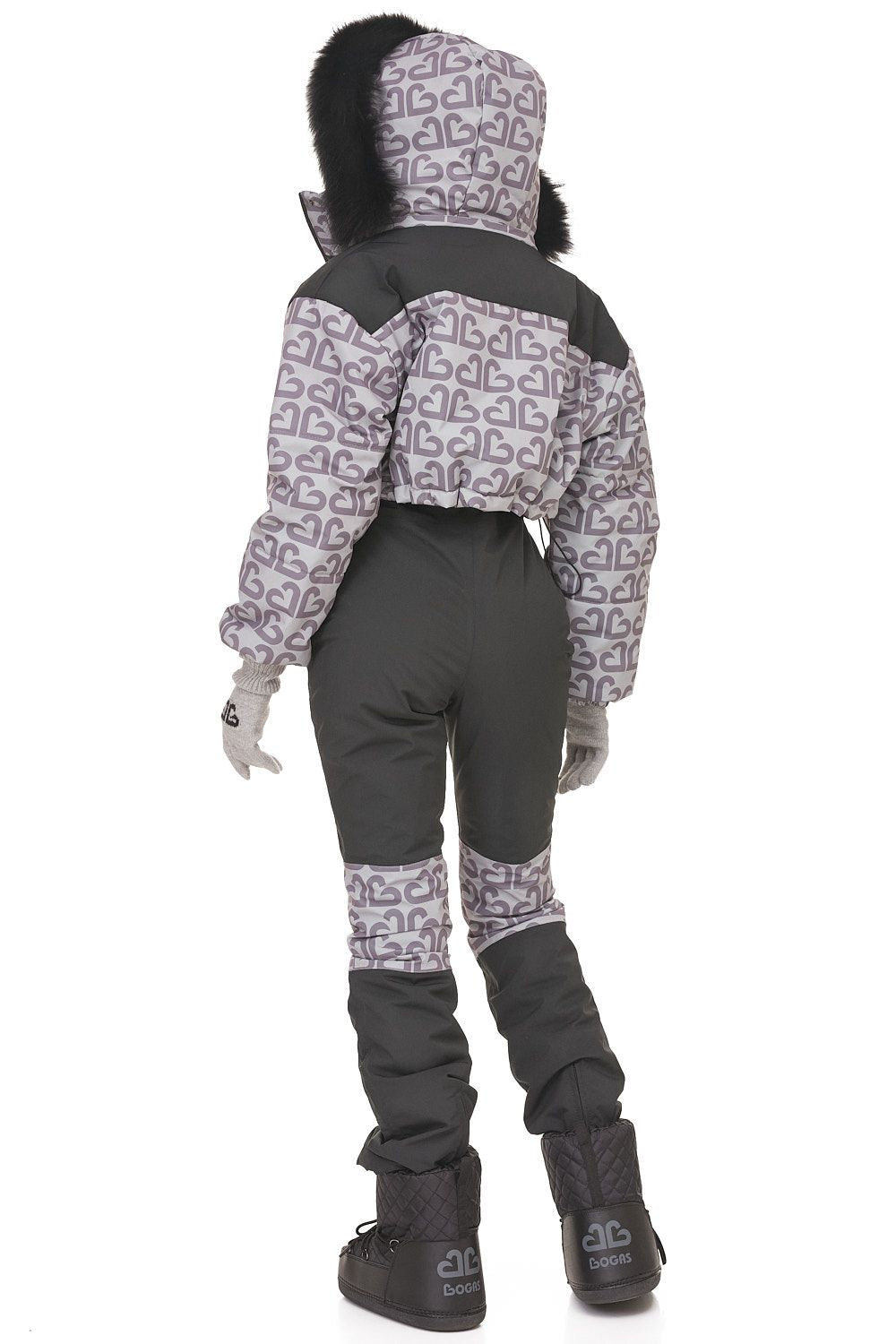 Costum ski casual gri Adelines Bogas