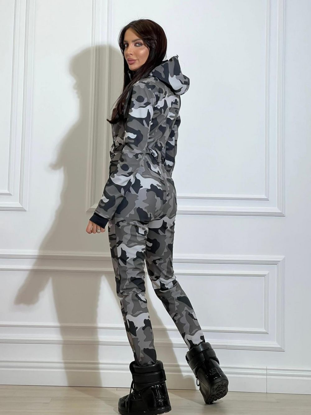 Salopeta ski casual gri army Annvar Bogas