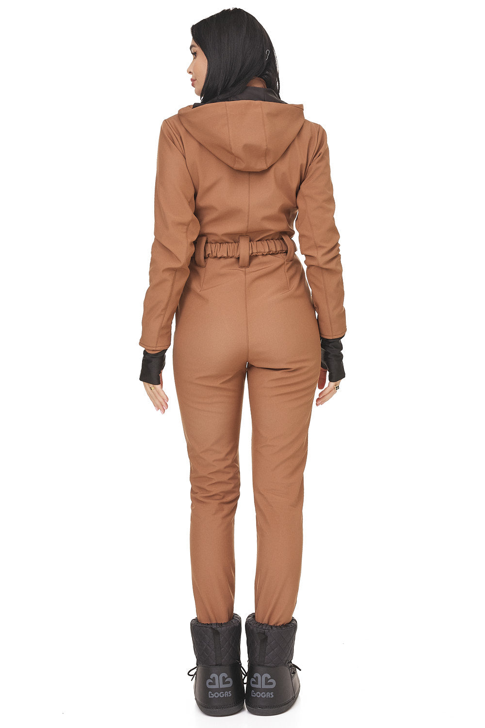 Casual brown ski jumpsuit Anodys Bogas
