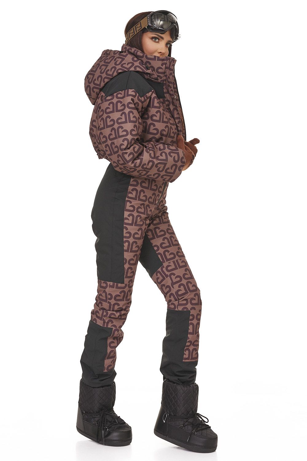 Senileda Bogas Casual Brown Ski Suit