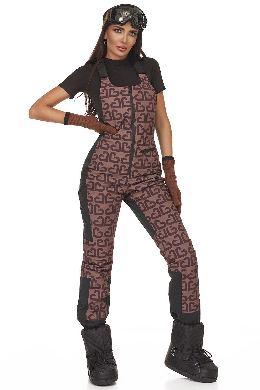 Senileda Bogas Casual Brown Ski Suit