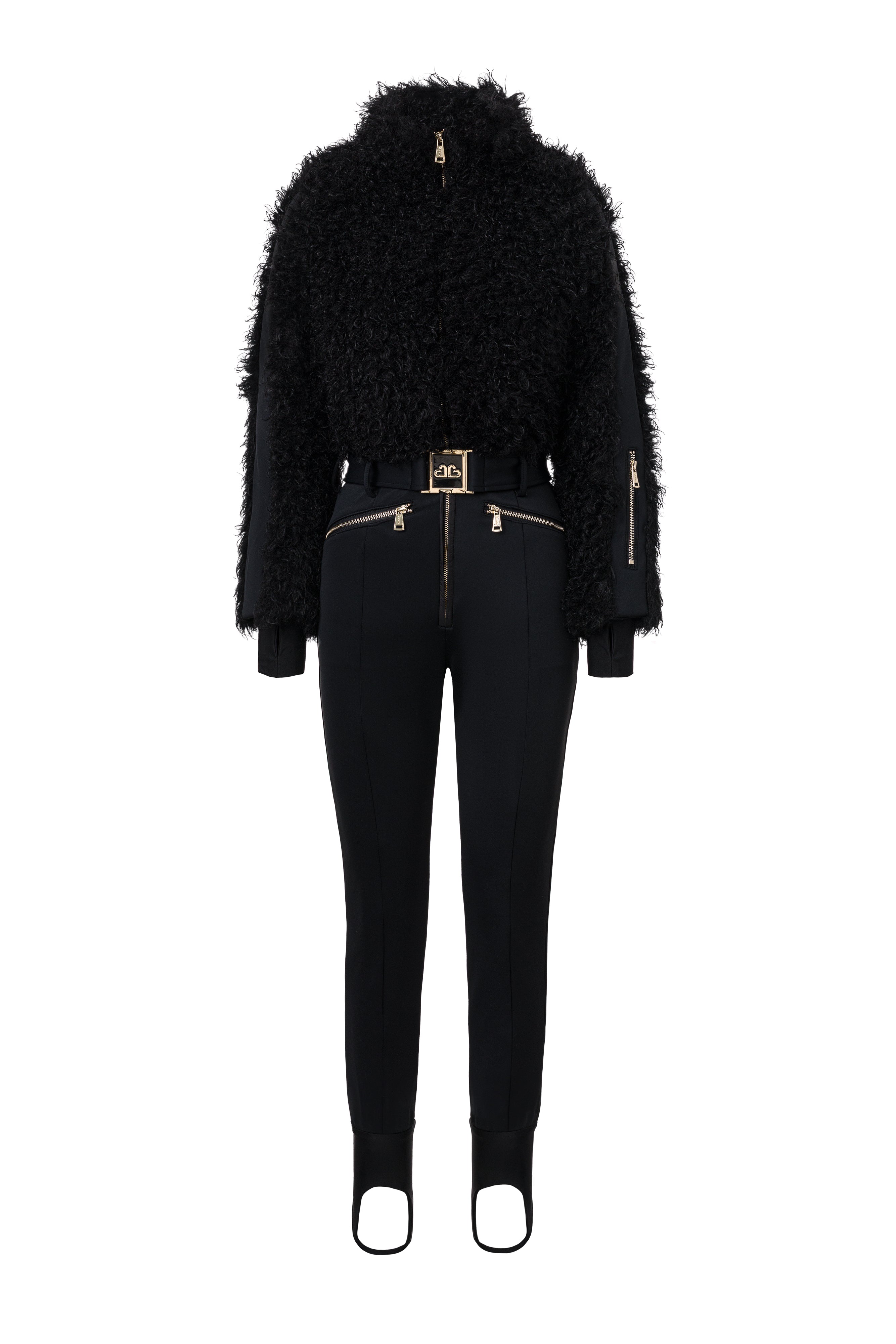 Salopeta ski casual neagra Alycia Bogas