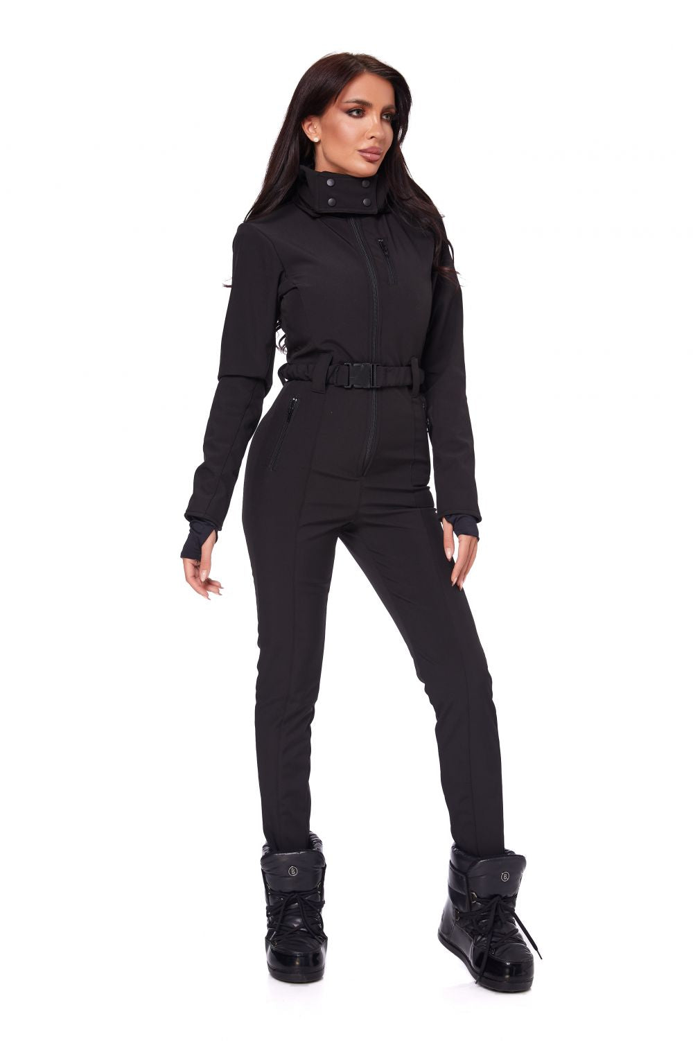 Salopeta ski casual neagra Anodys Bogas