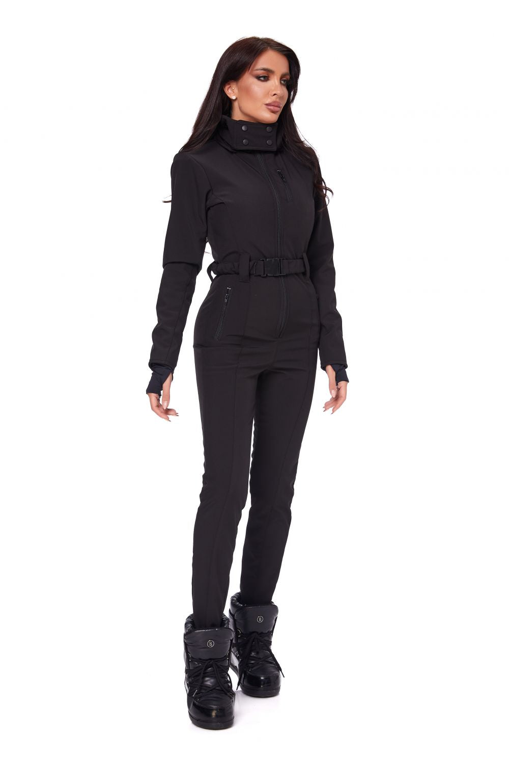 Salopeta ski casual neagra Anodys Bogas