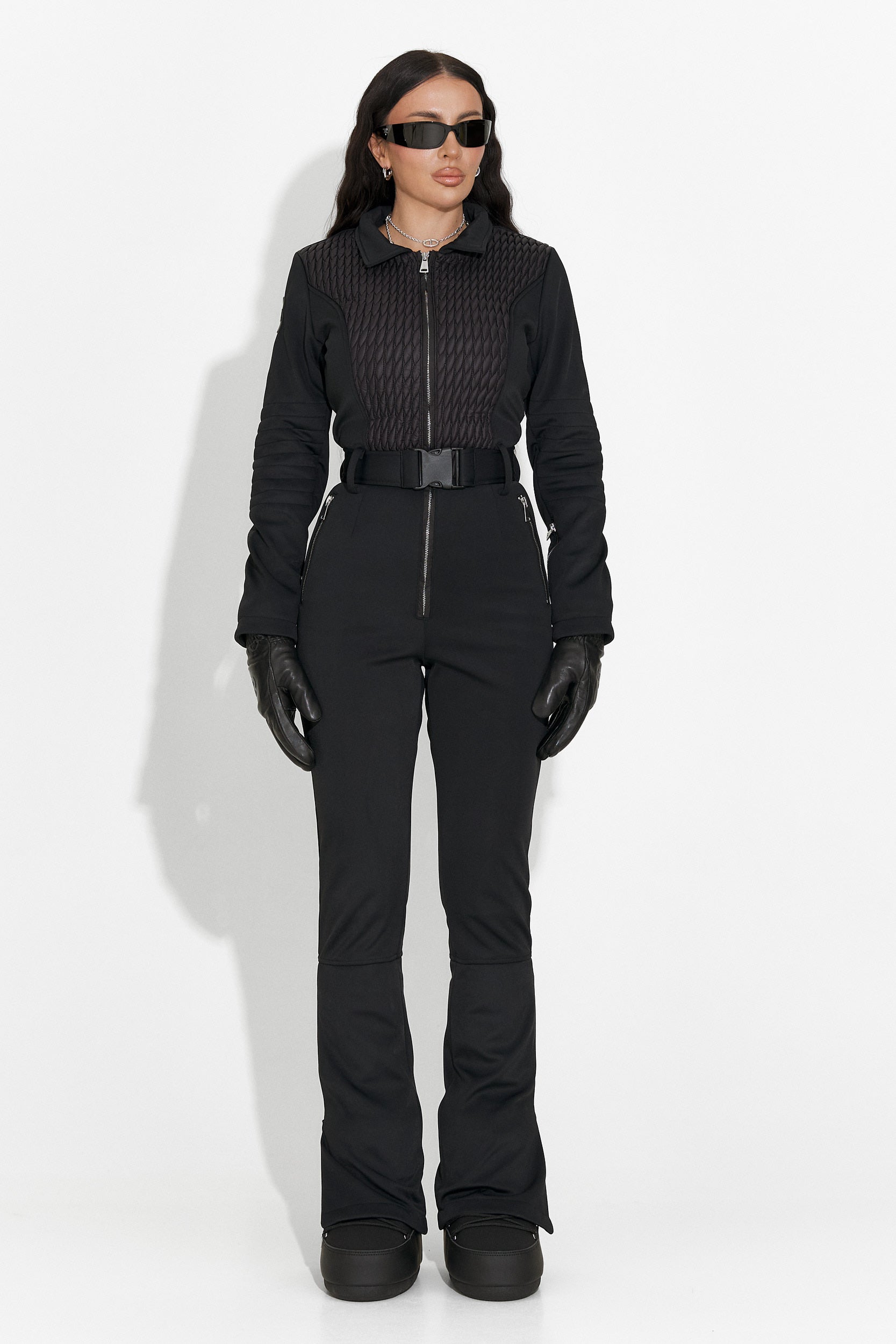 Salopeta ski casual neagra Jorena Bogas