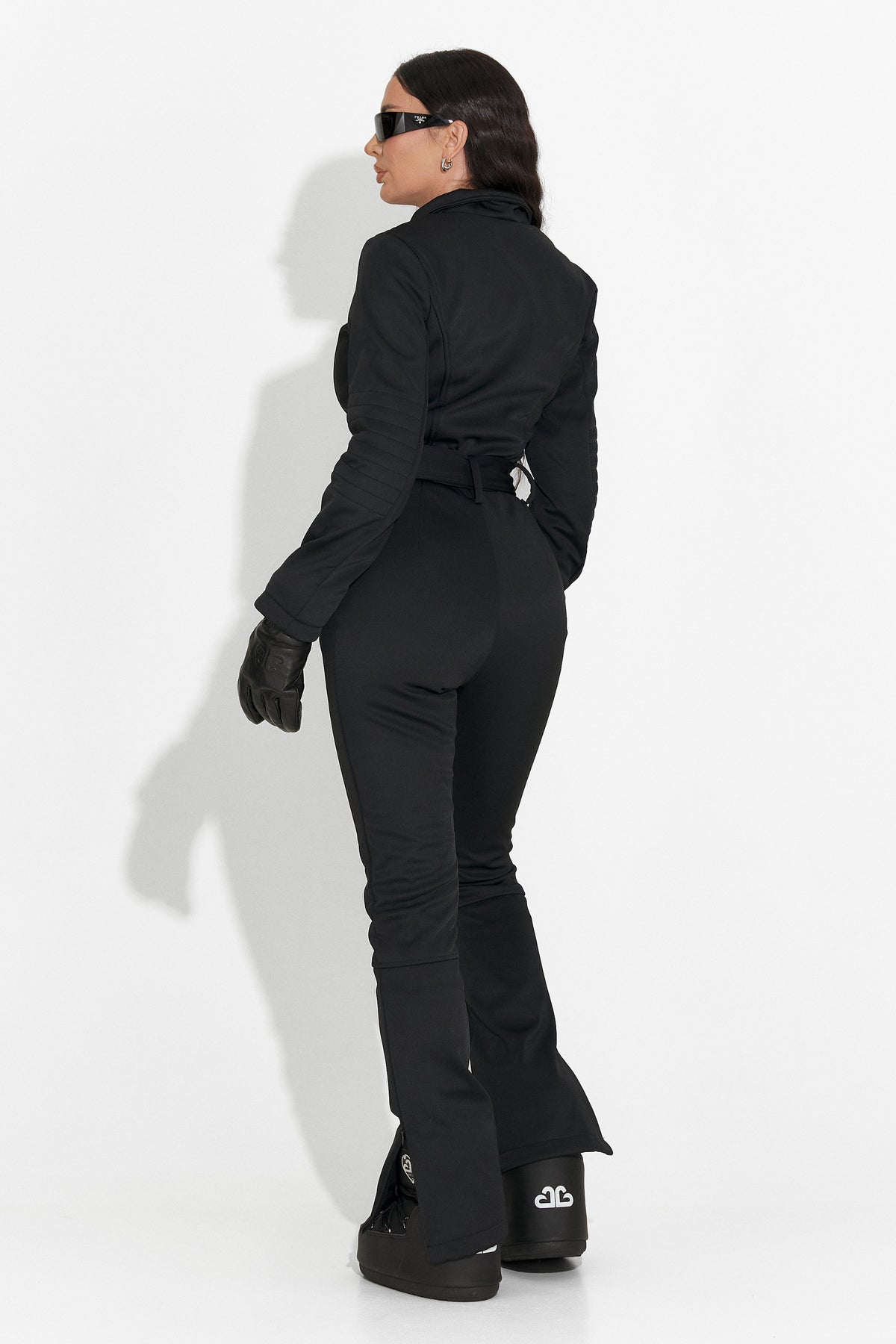 Salopeta ski casual neagra Jorena Bogas, imaginea 7 din 9