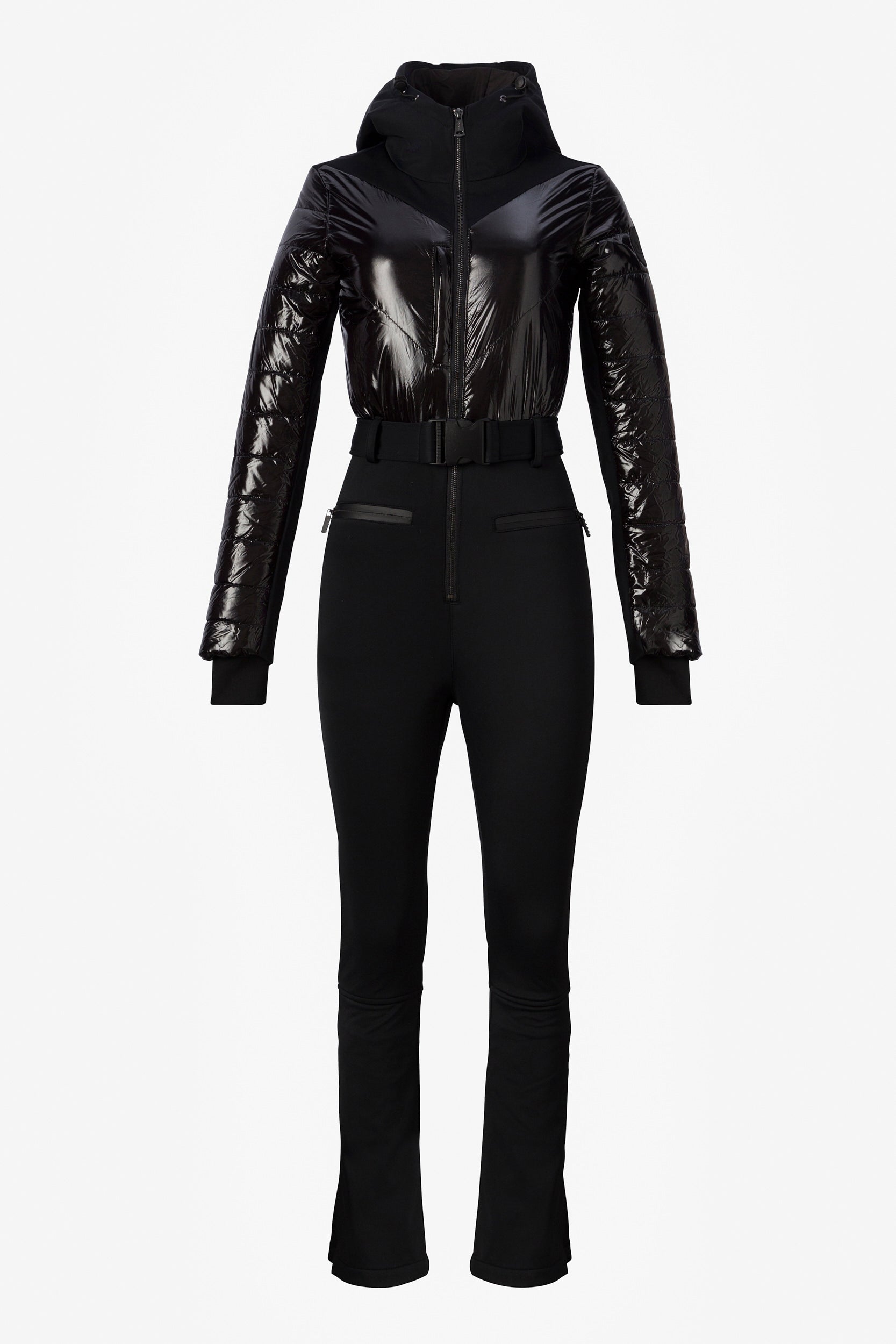 Livana Bogas Black Casual Ski Jumpsuit