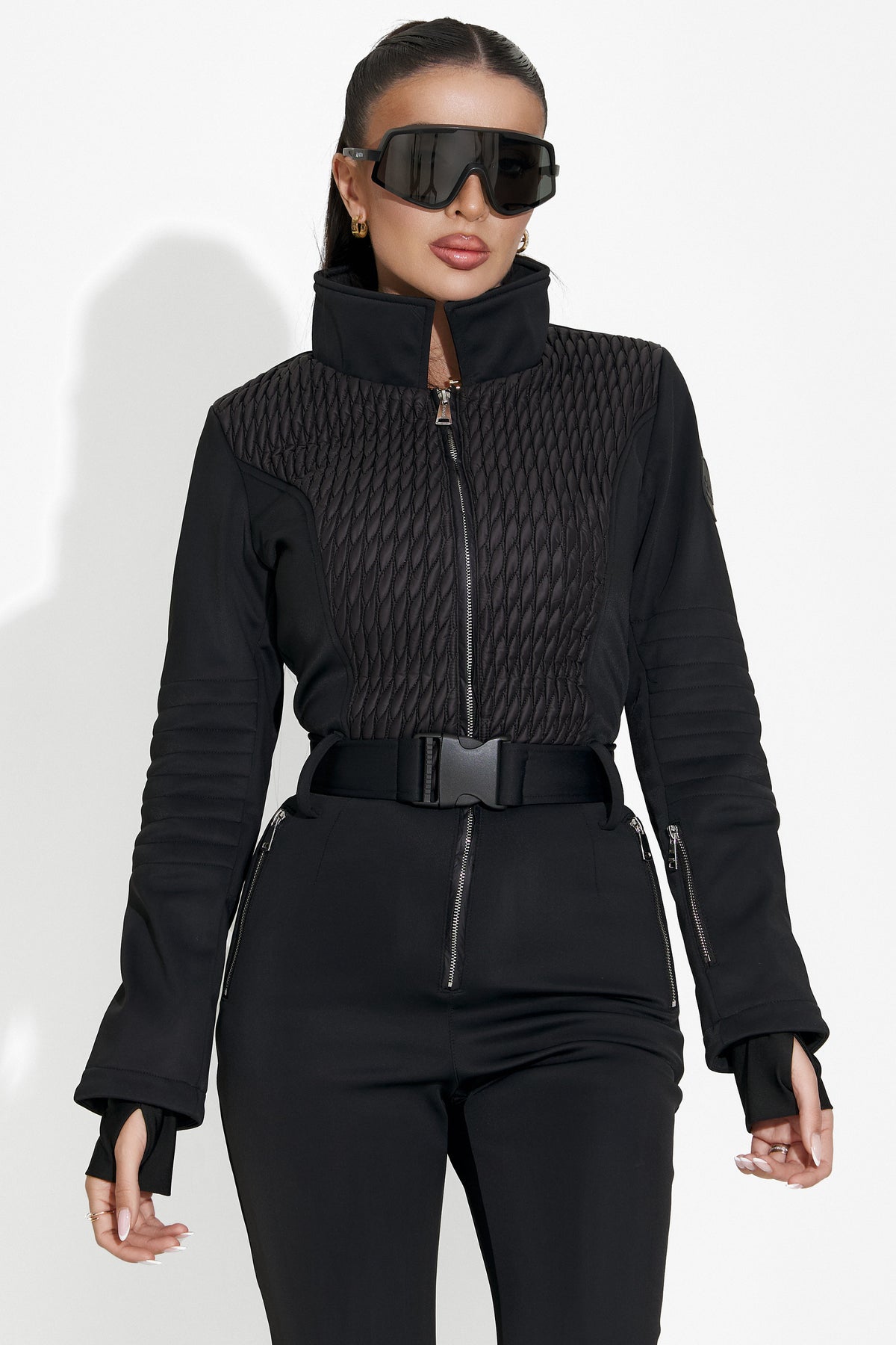Salopeta ski casual neagra Maisha Bogas, imaginea 14 din 21