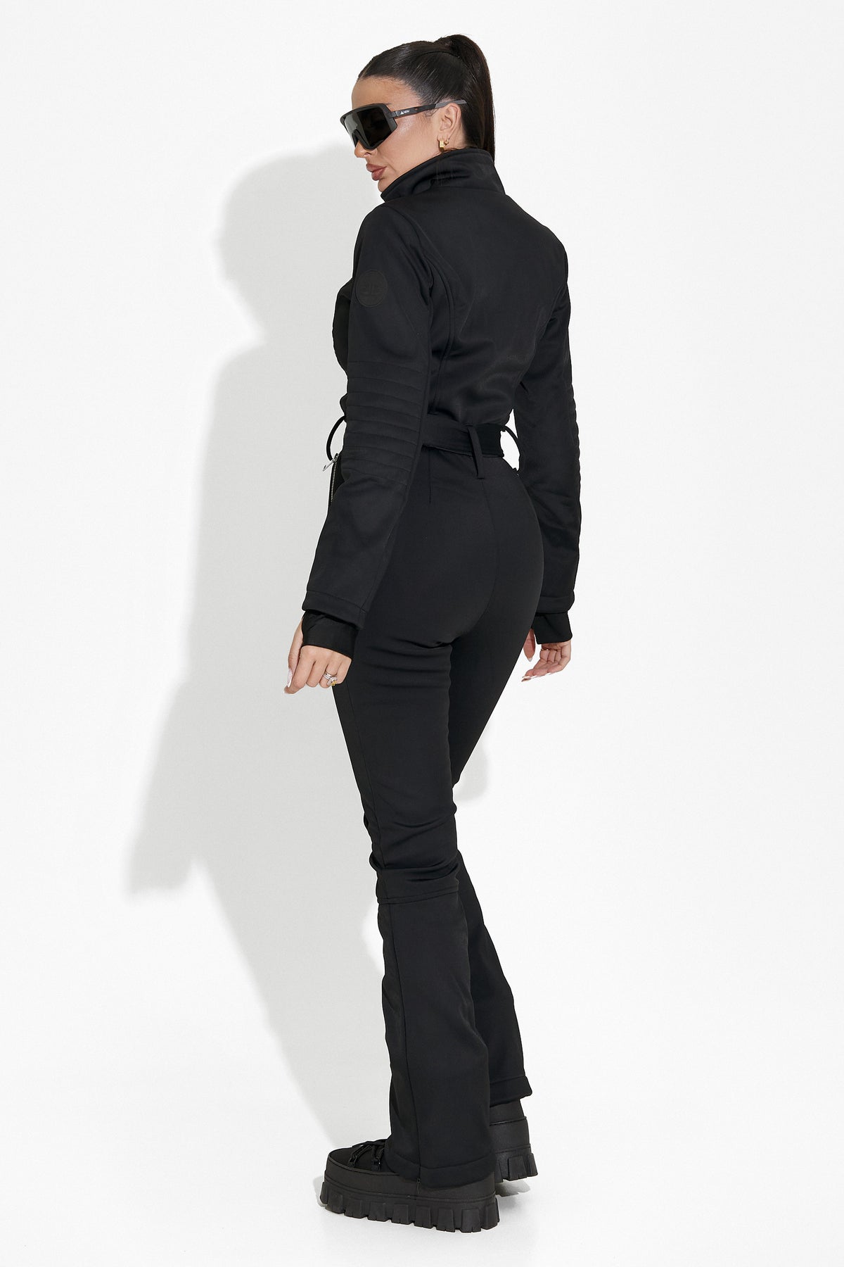Salopeta ski casual neagra Maisha Bogas, imaginea 12 din 21