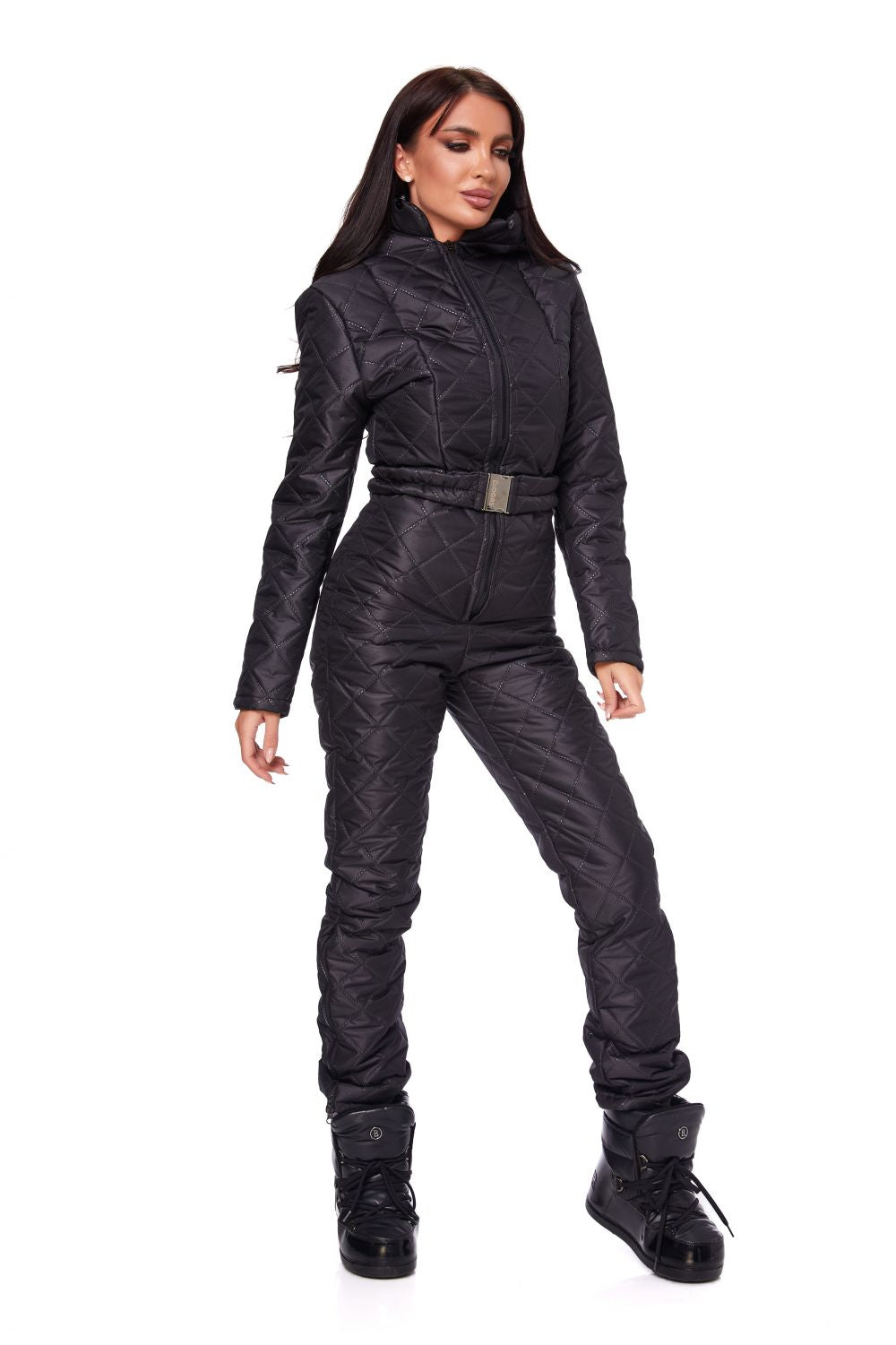 Salopeta ski casual neagra Yvels Bogas