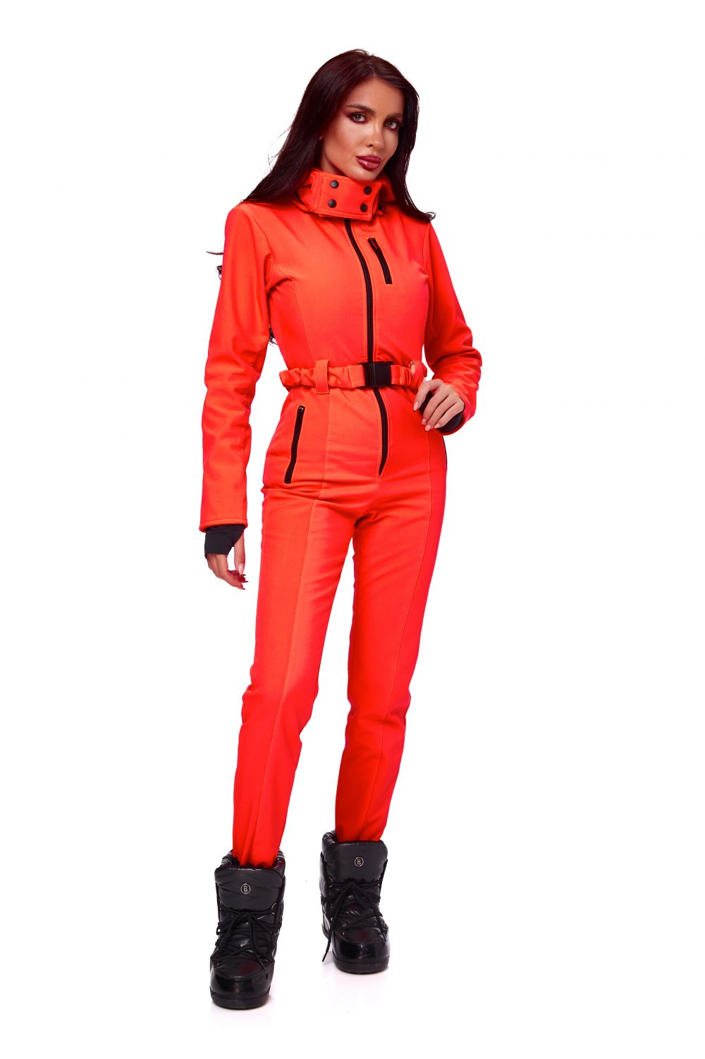 Salopeta ski casual portocalie Anodys Bogas