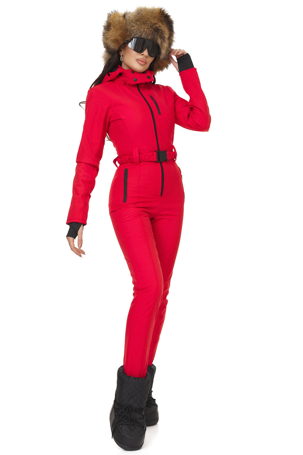 Anodys Bogas Casual Red Ski Jumpsuit