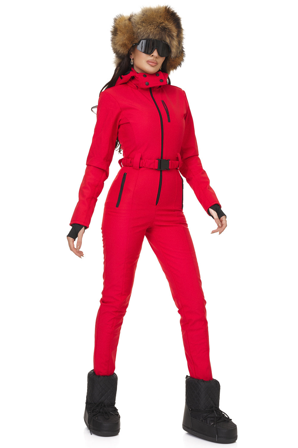 Anodys Bogas Casual Red Ski Jumpsuit