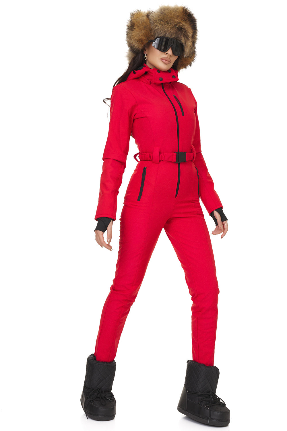 Anodys Bogas Casual Red Ski Jumpsuit