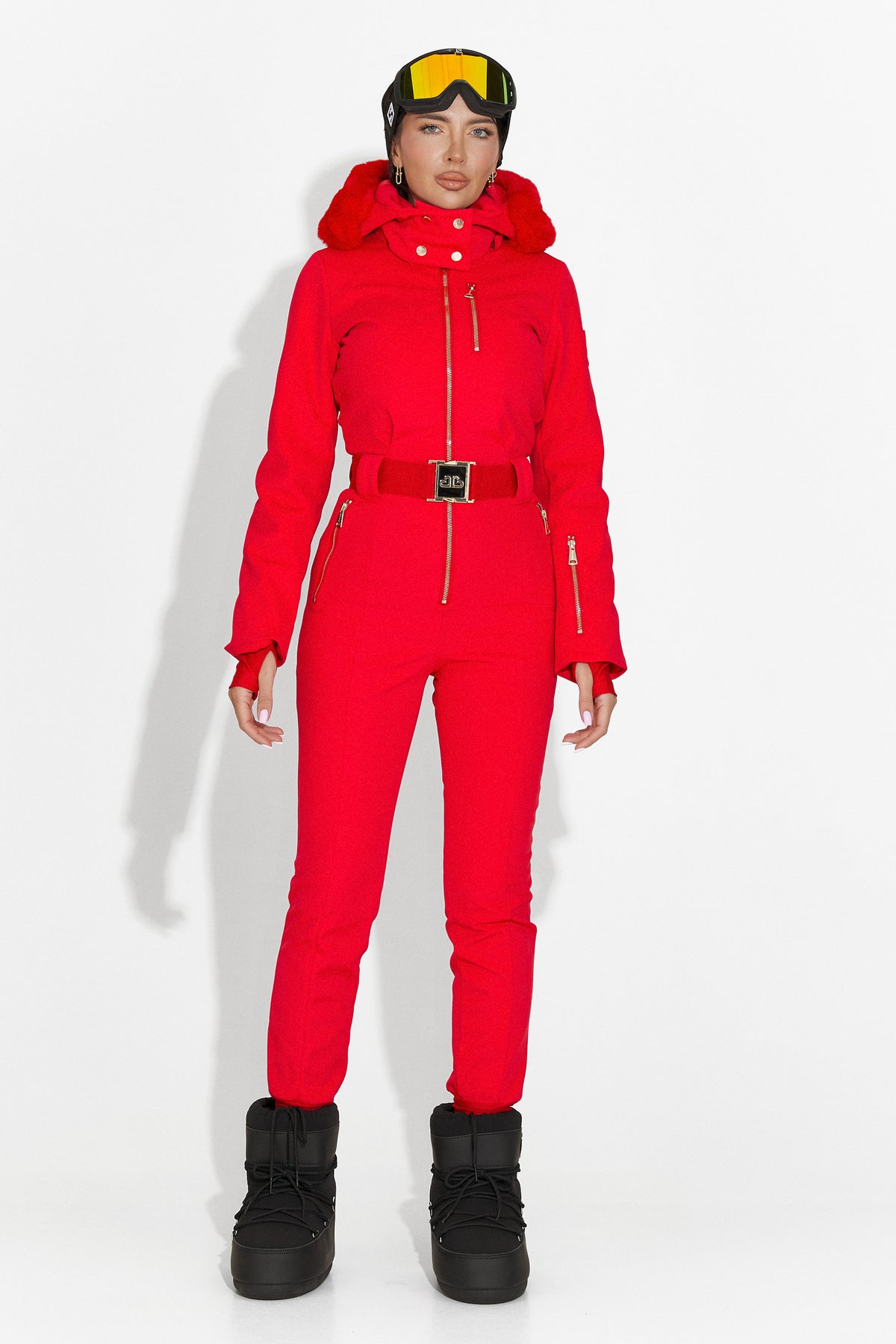 Salopeta ski casual rosie Frosina Bogas, imaginea 4 din 12