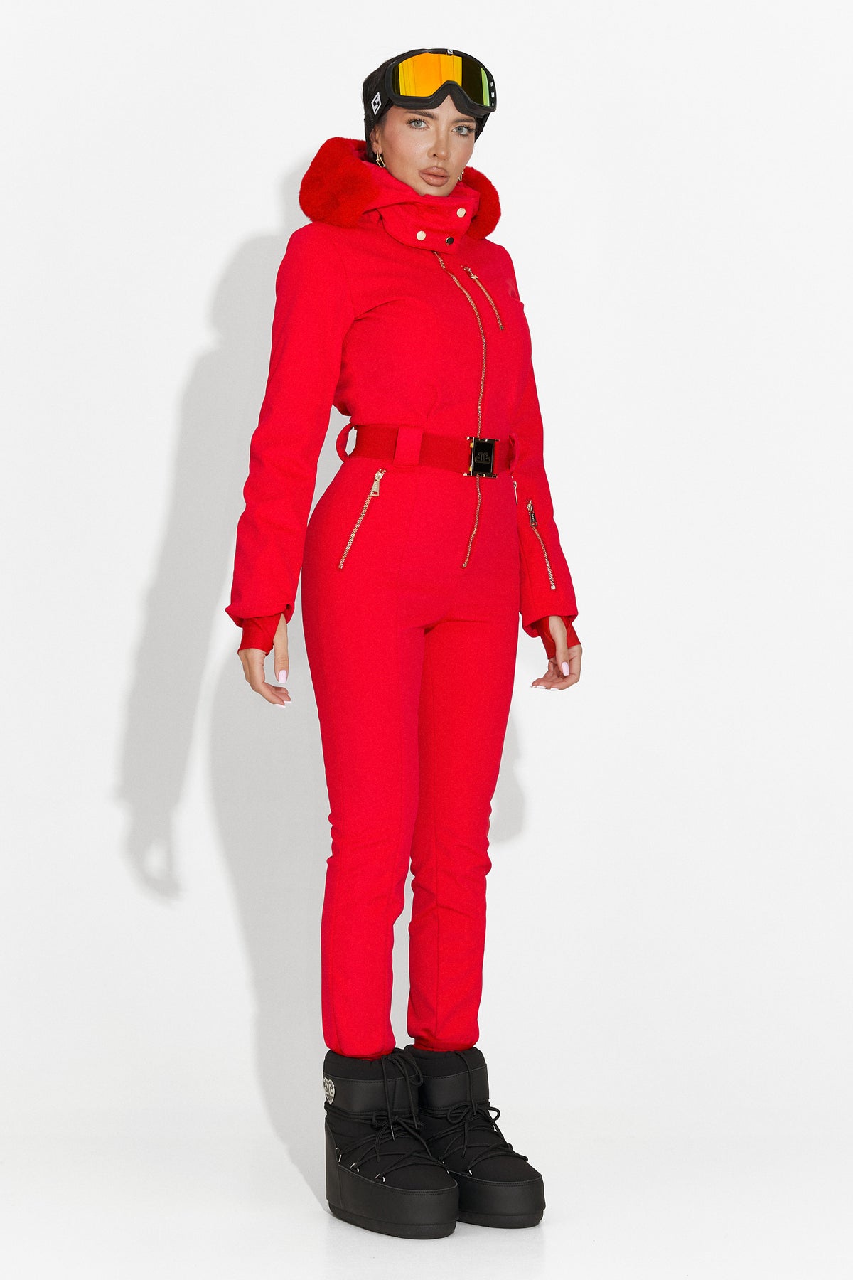 Salopeta ski casual rosie Frosina Bogas, imaginea 6 din 12