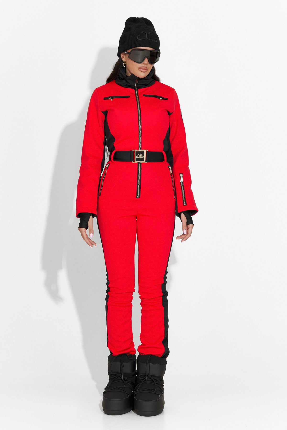 Salopeta ski casual rosie Oliviene Bogas, imaginea 8 din 14
