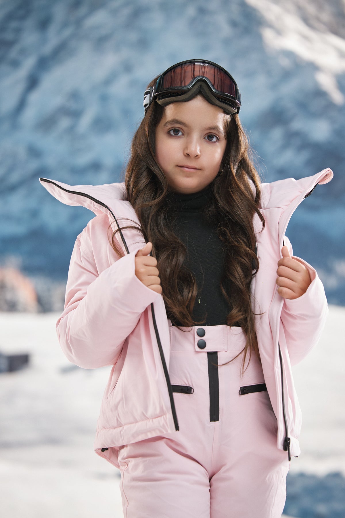 Salopeta ski copii roz Abenia Bogas, imaginea 6 din 18