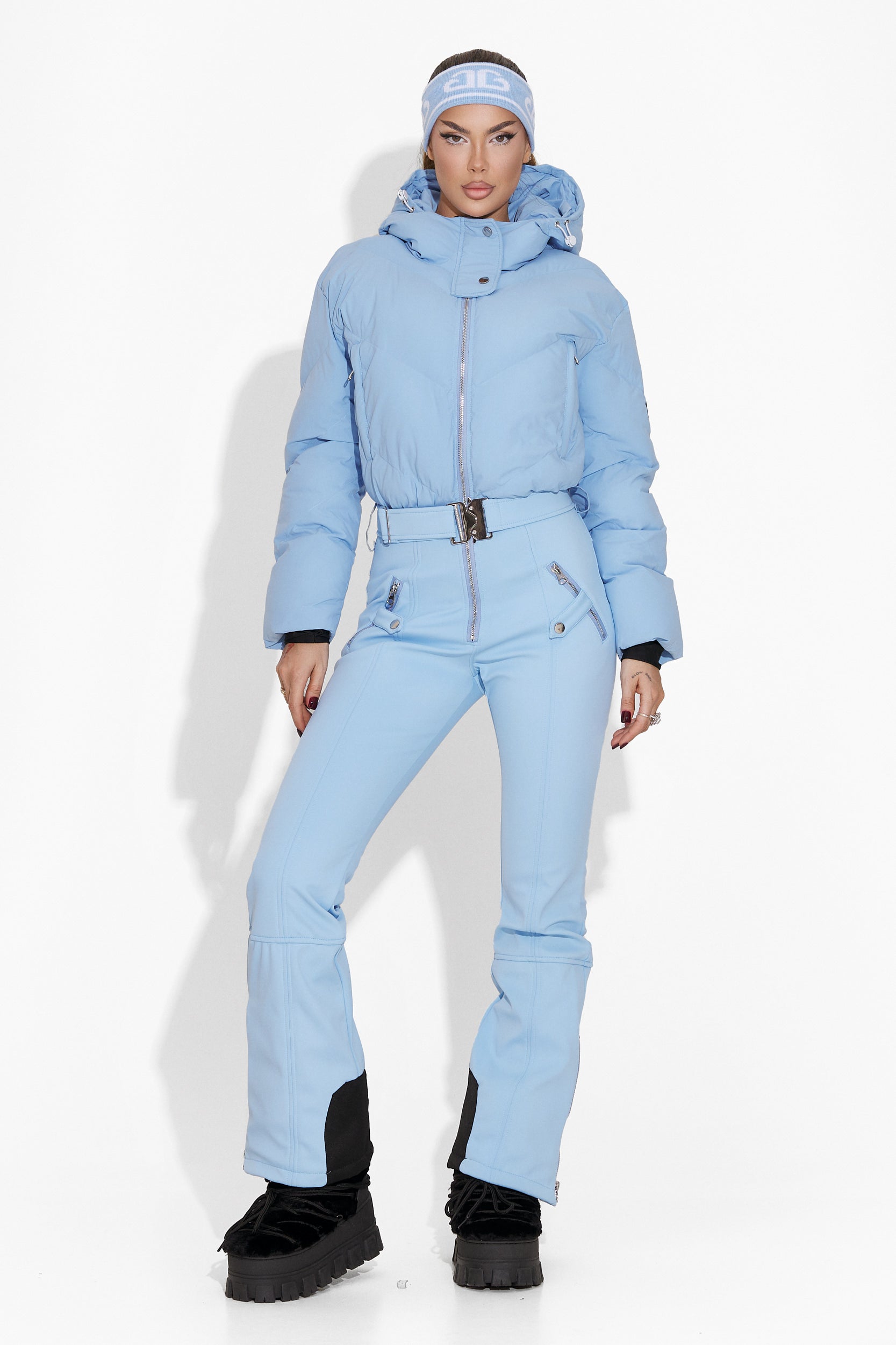 Vibranty Bogas Women's Blue Ski Jumpsuit