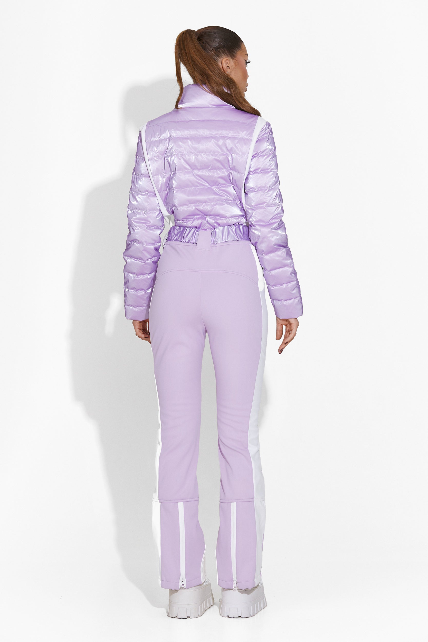 Emberlin Bogas Purple Ski Jumpsuit for Women