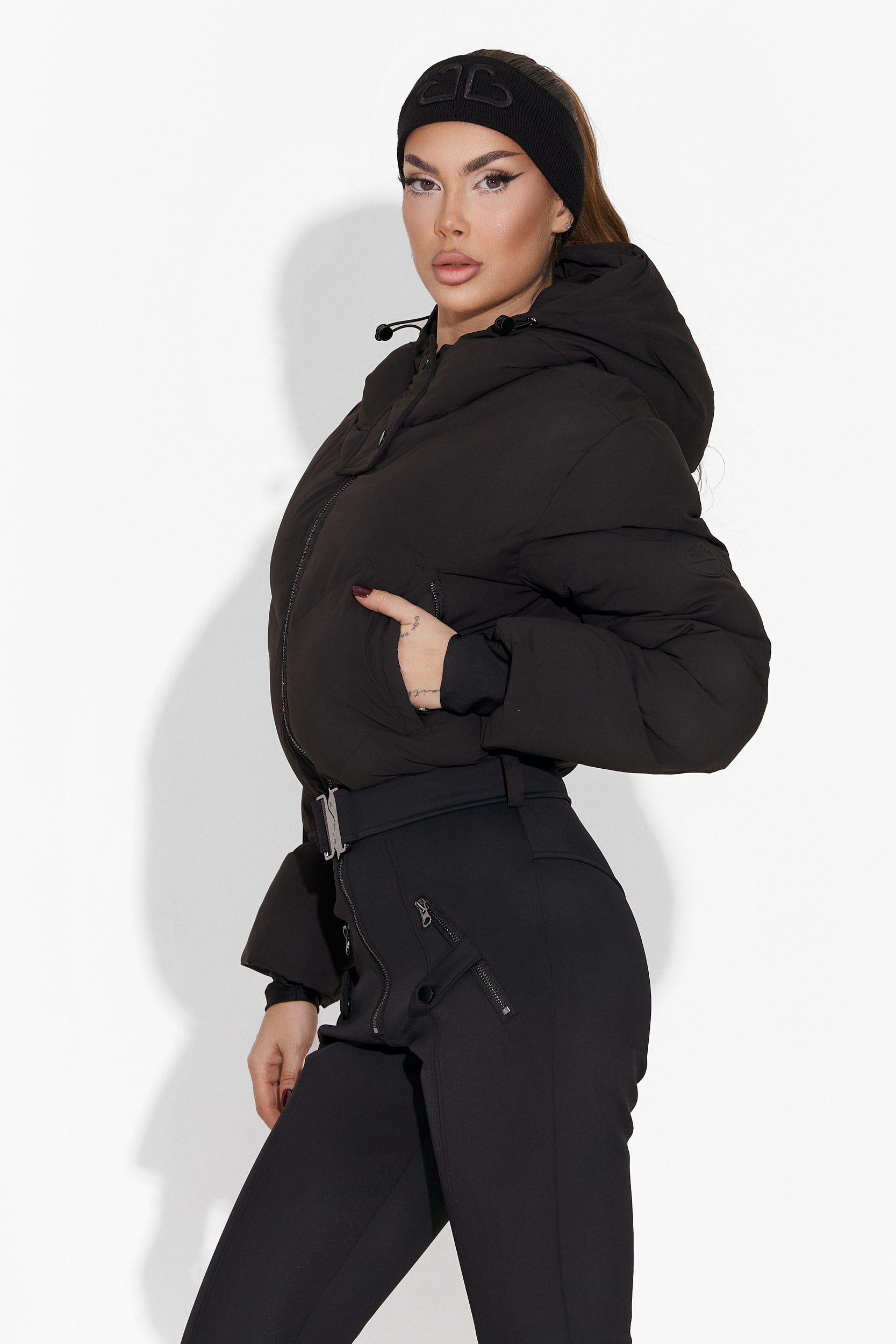 Vibranty Bogas Black Women's Ski Jumpsuit