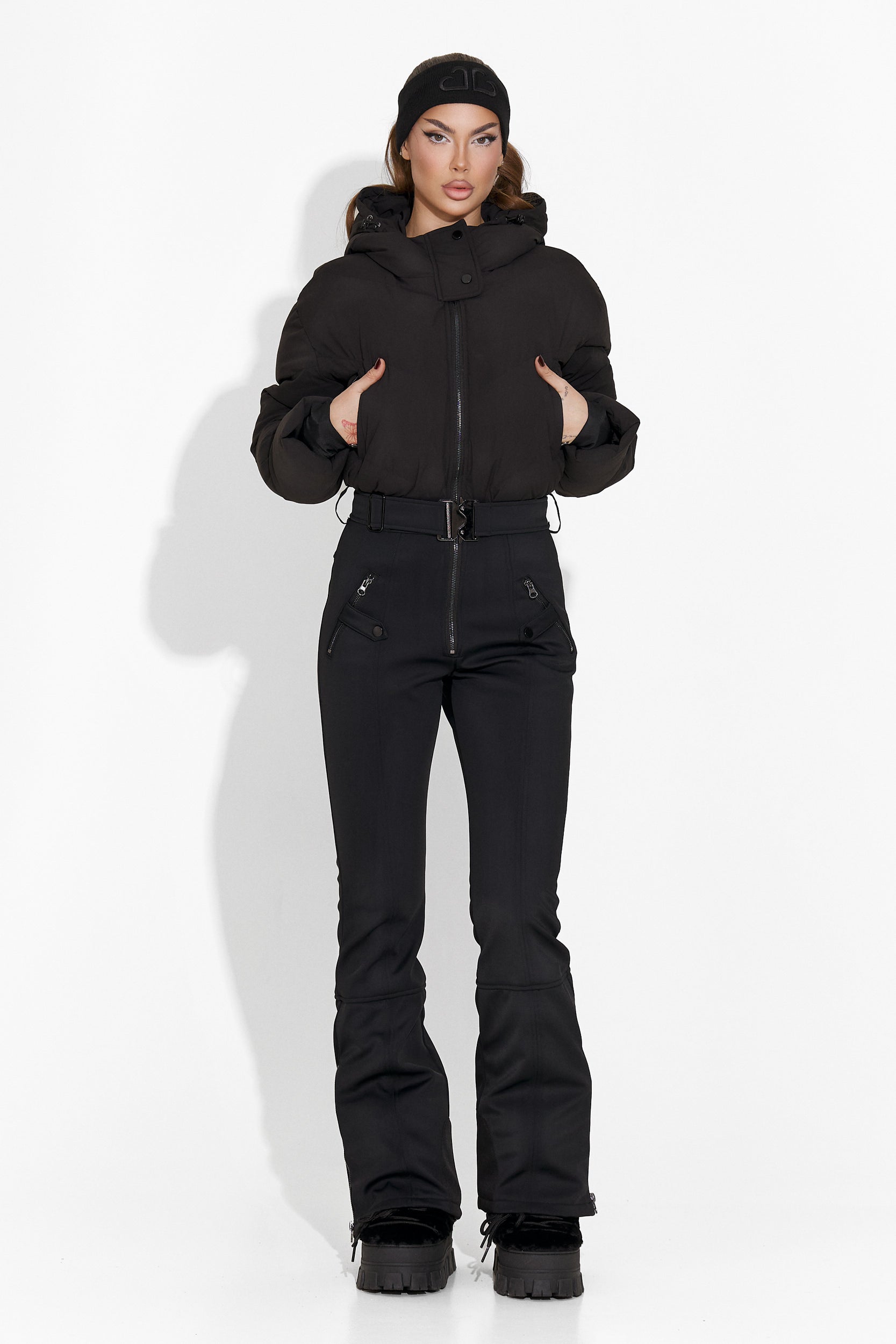 Vibranty Bogas Black Women's Ski Jumpsuit