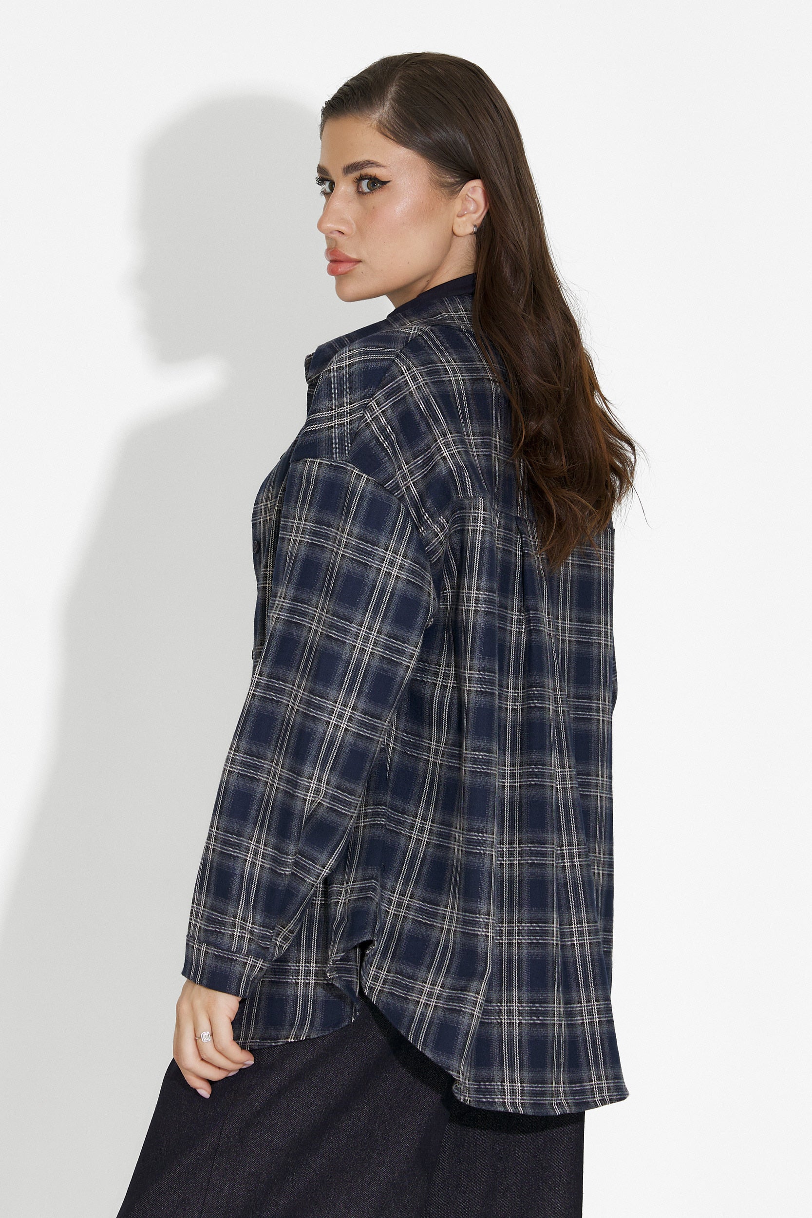 Arlete Bogas Women's Set Shirt + Navy Blue Tank Top