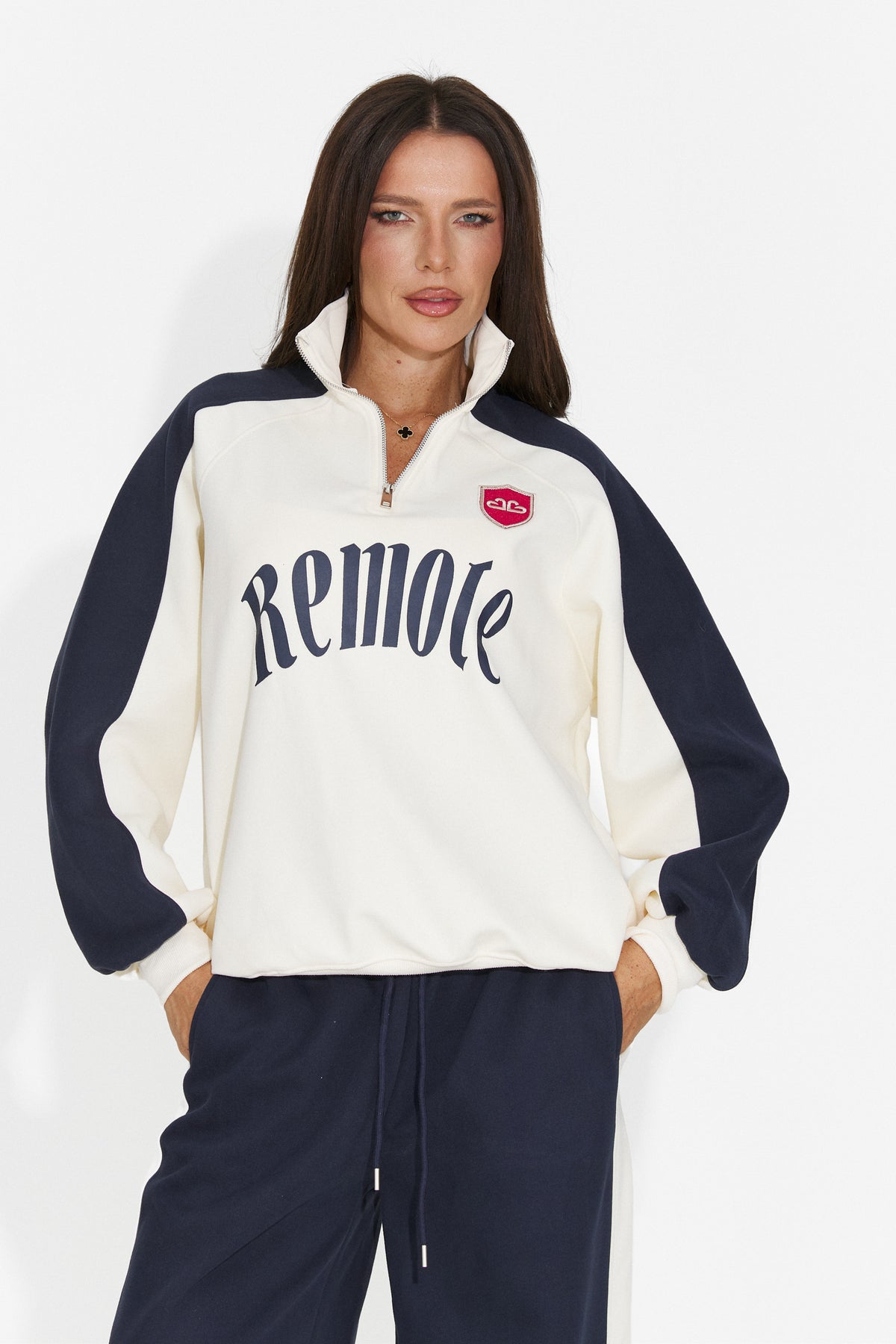 Trening casual bleumarin Raneoria Bogas