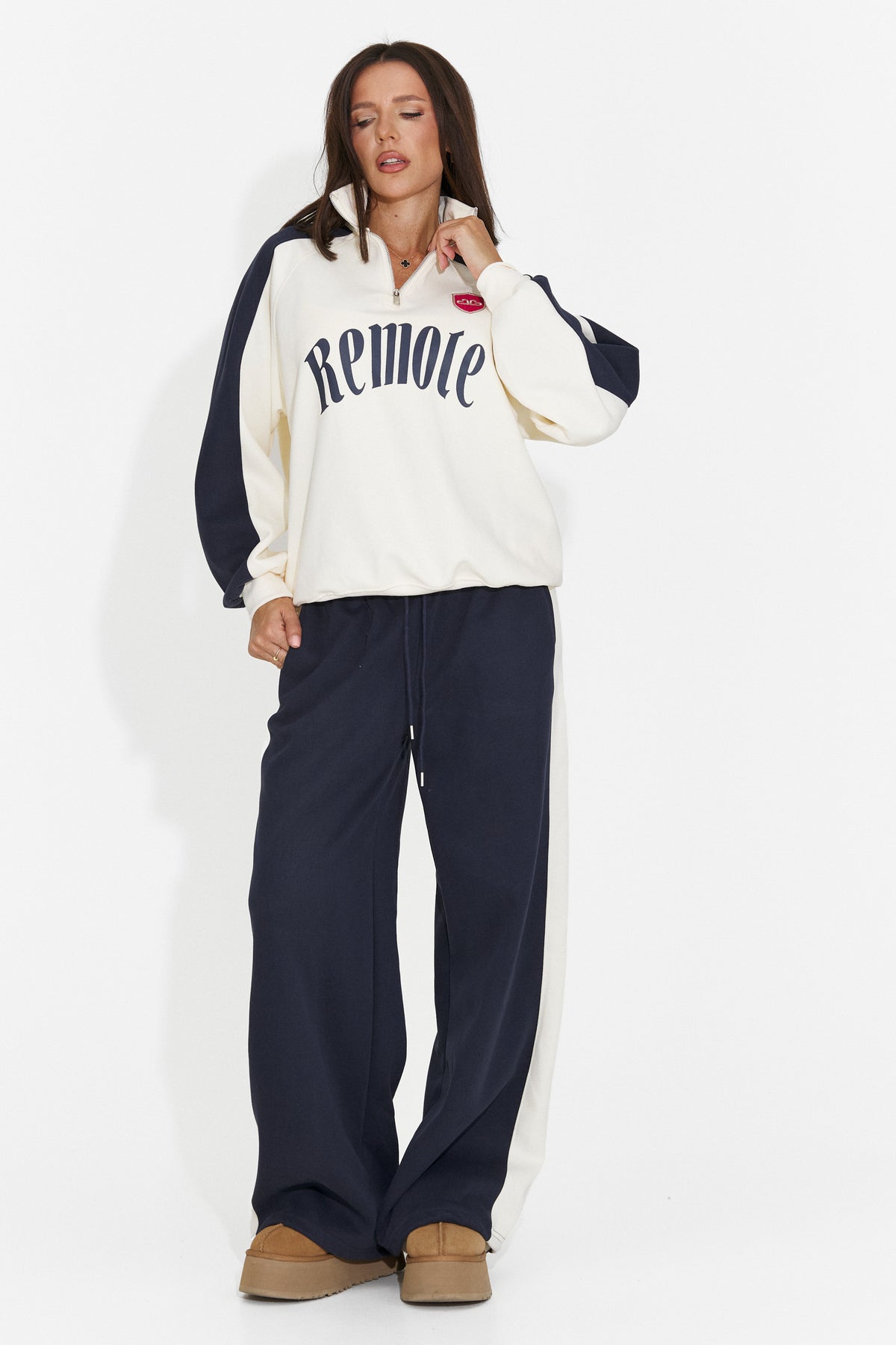 Trening casual bleumarin Raneoria Bogas