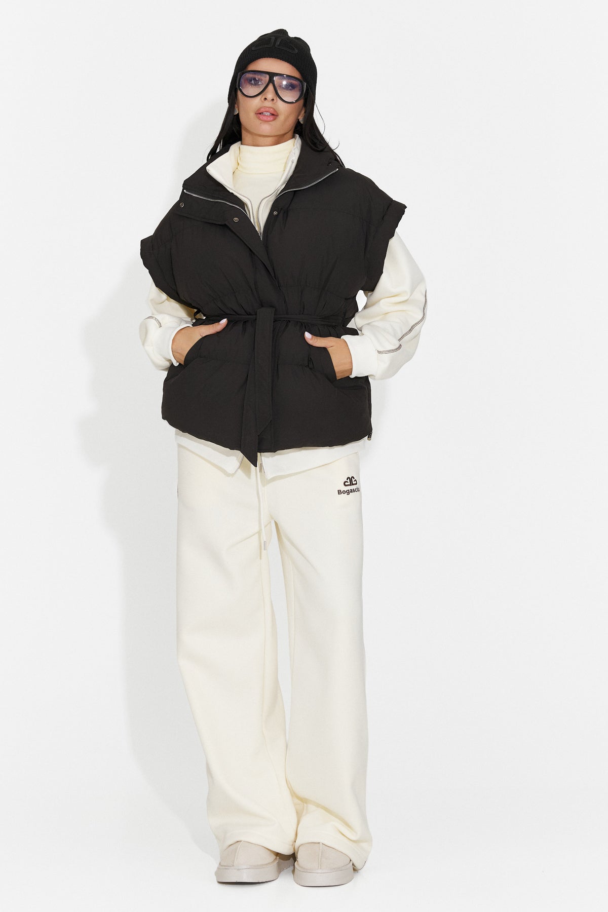 Trening casual crem Brisioena Bogas