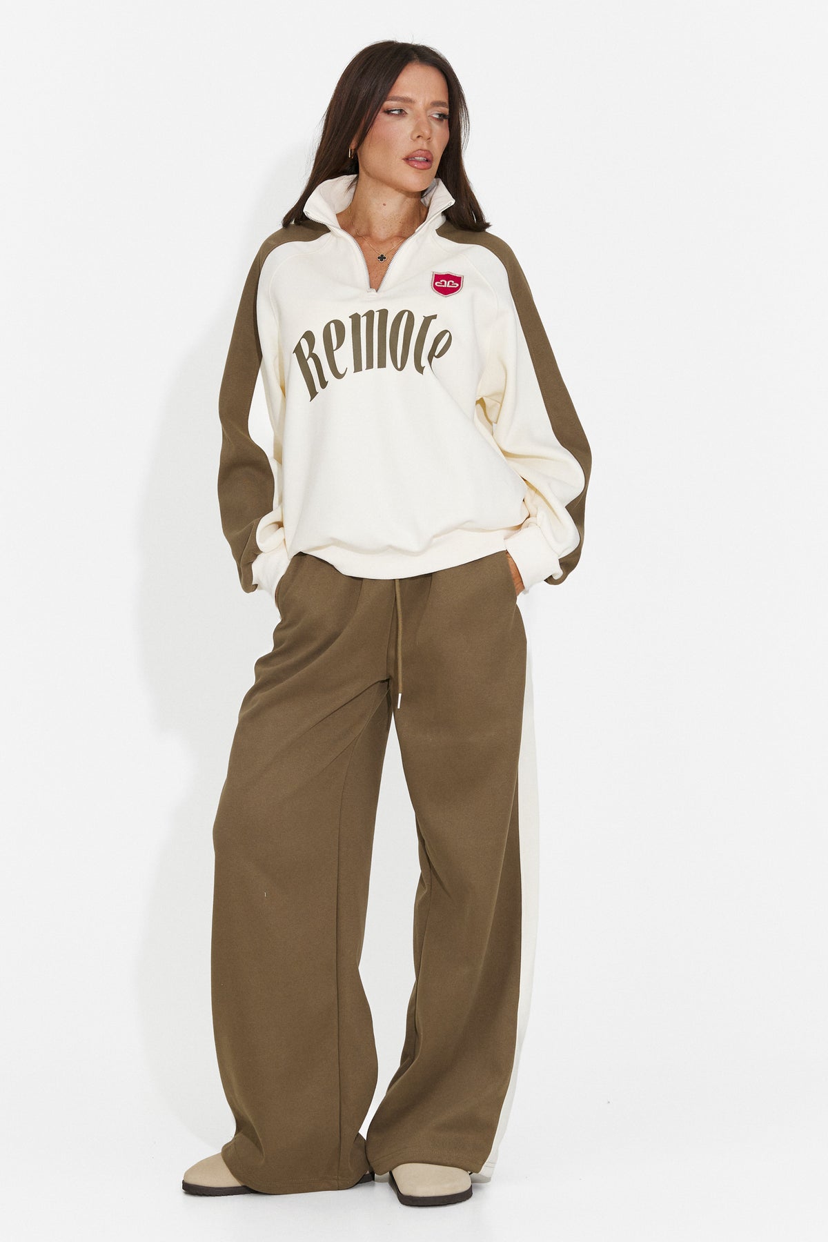 Trening casual kaki Raneoria Bogas