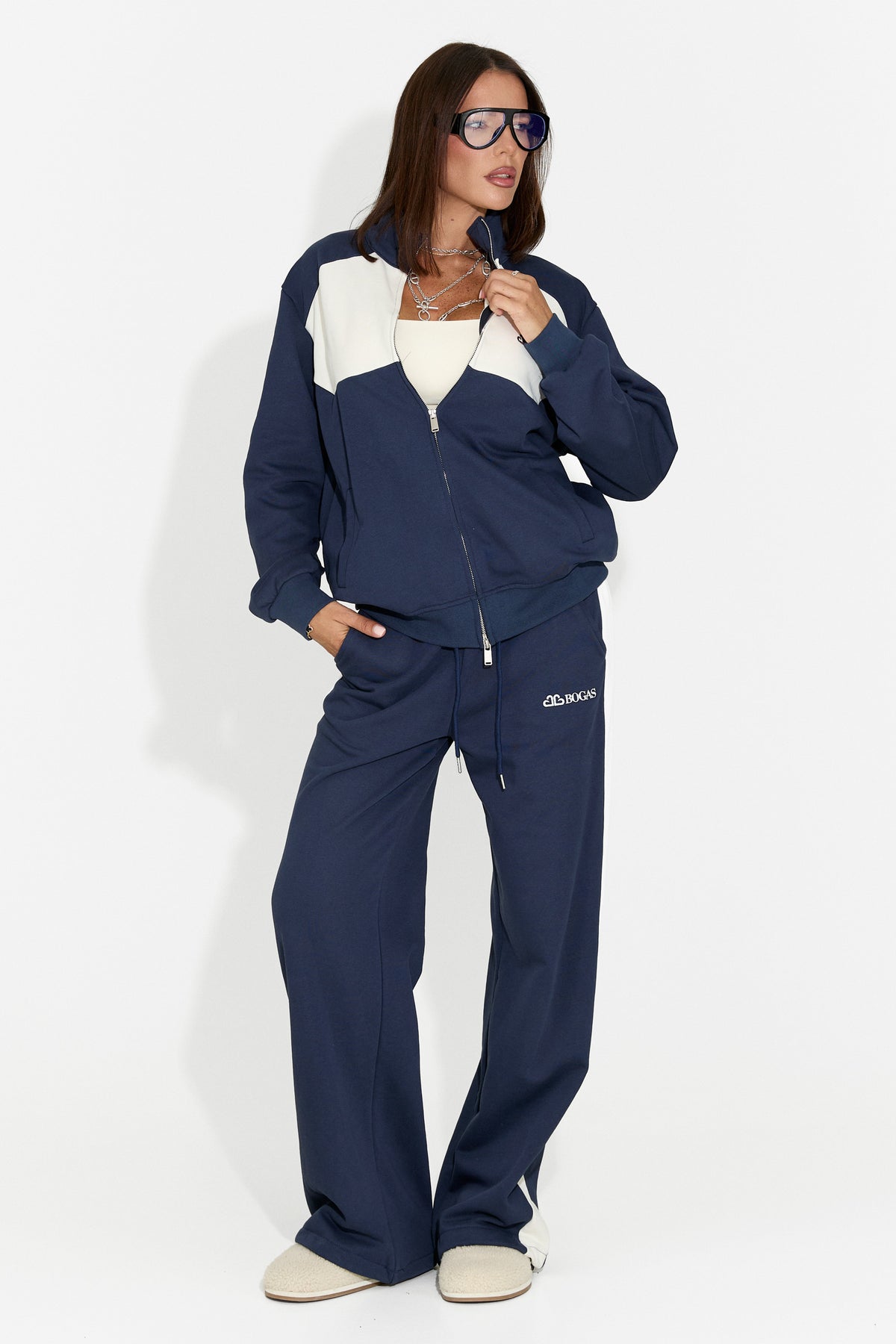 Trening dama casual bleumarin Baceia Bogas, imaginea 1 din 8