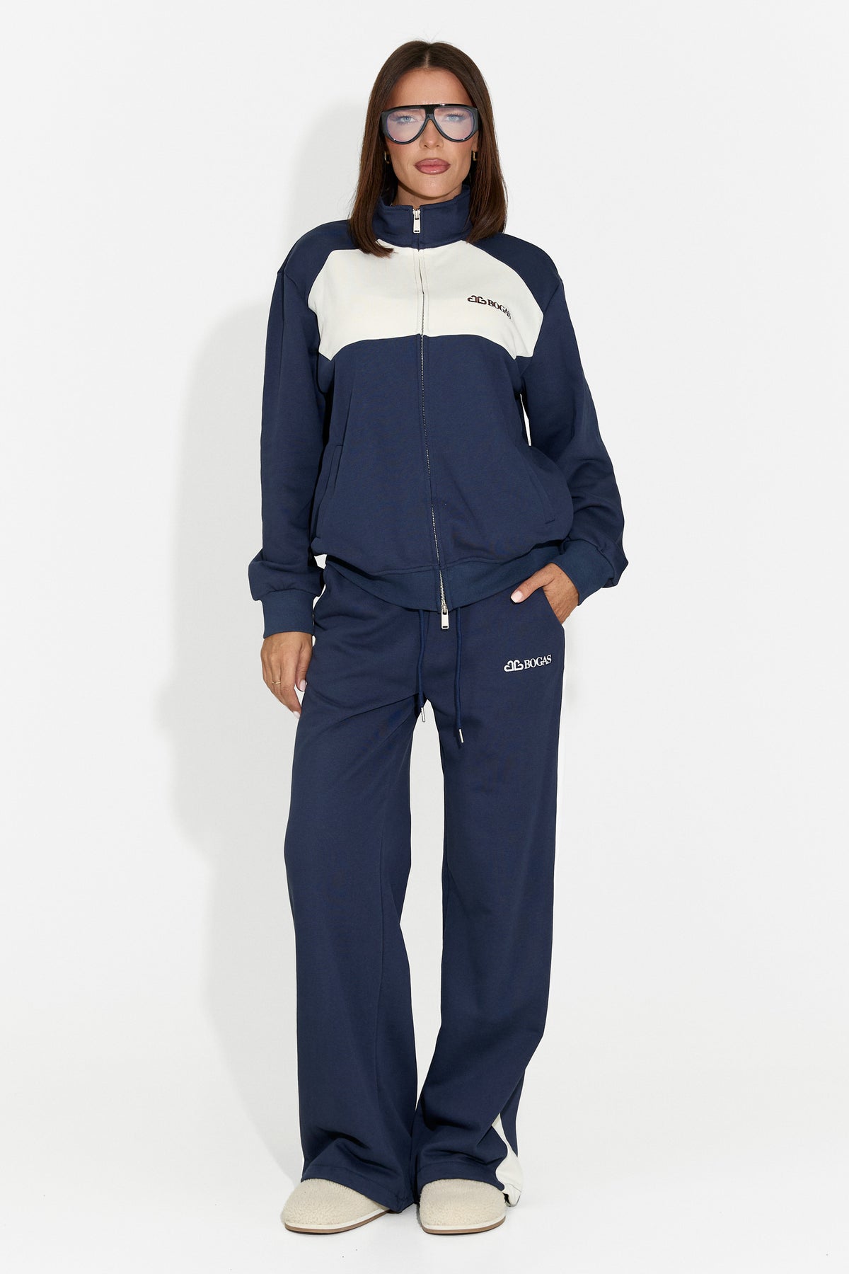 Trening dama casual bleumarin Baceia Bogas, imaginea 4 din 8