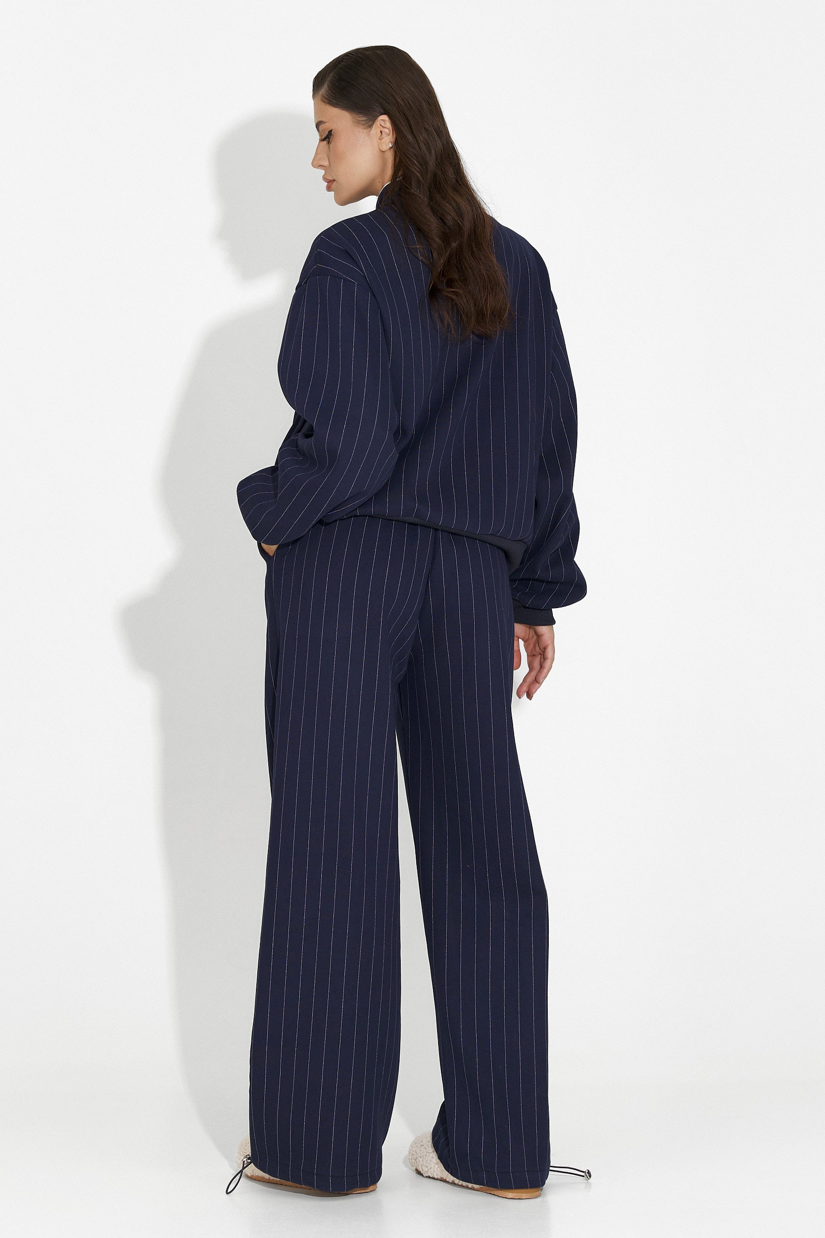 Casual navy blue women's training suit Saviera Bogas