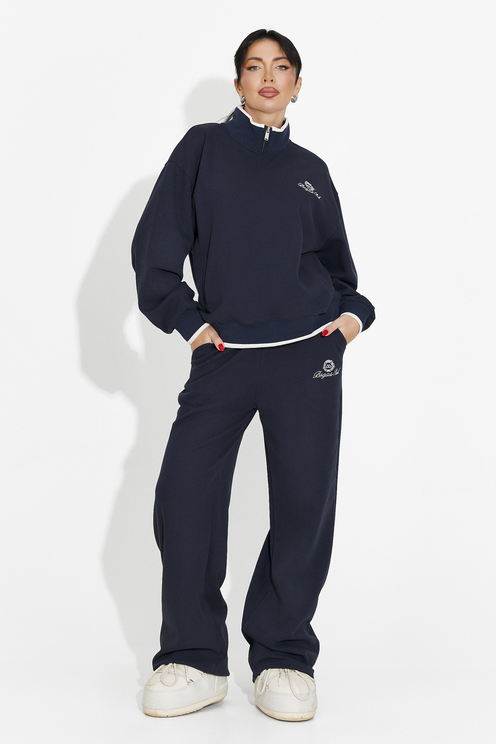 Women's Casual Navy Blue Tracksuit Vilma Bogas