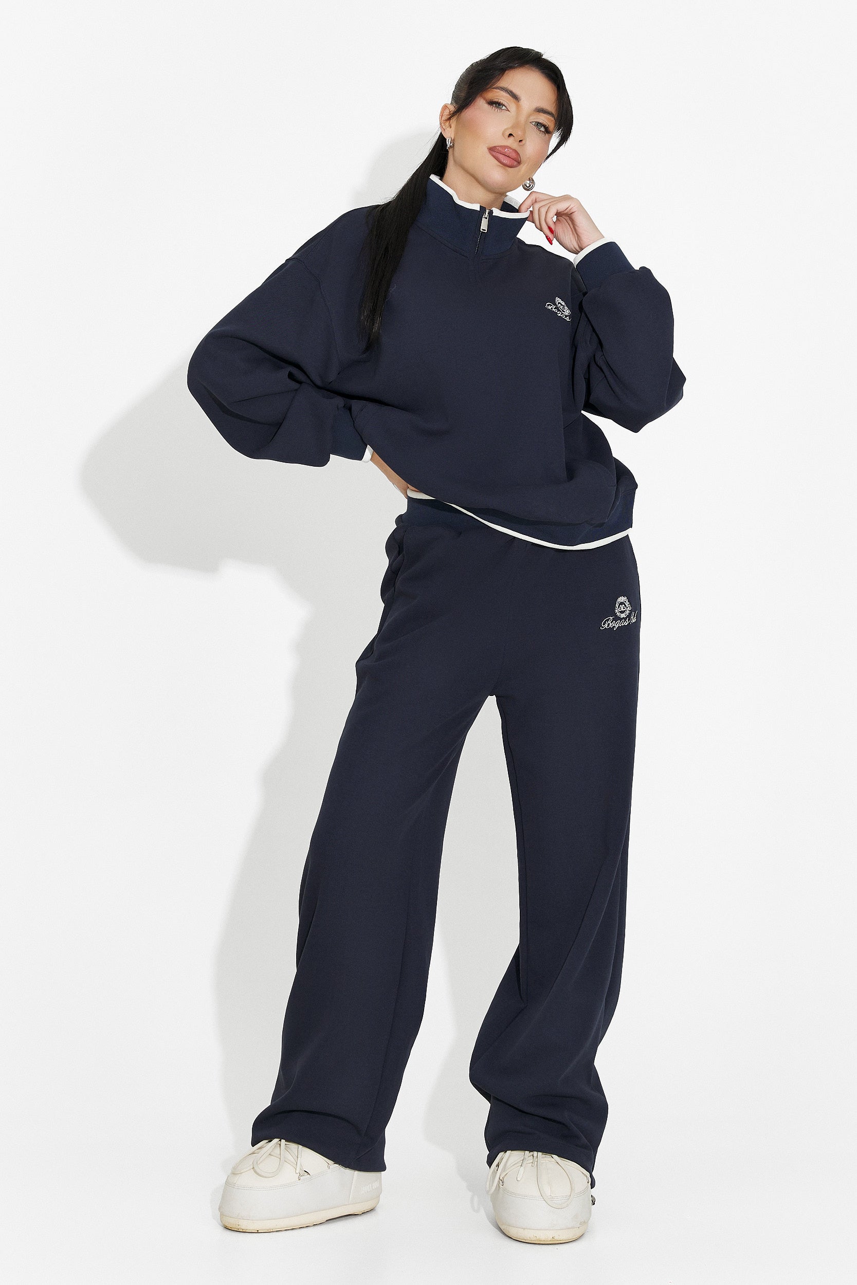 Women's Casual Navy Blue Tracksuit Vilma Bogas