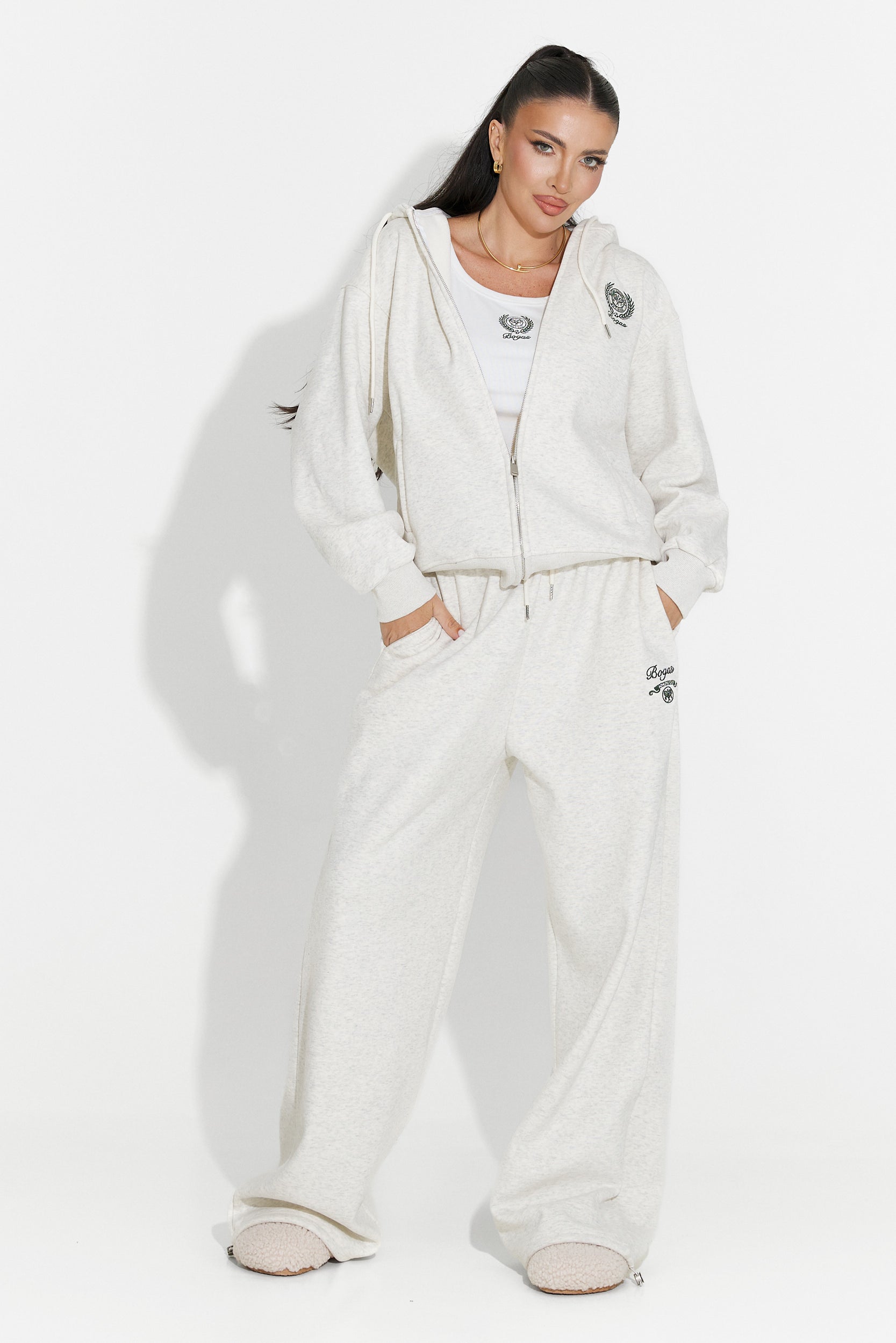 Women's casual gray tracksuit Kalira Bogas