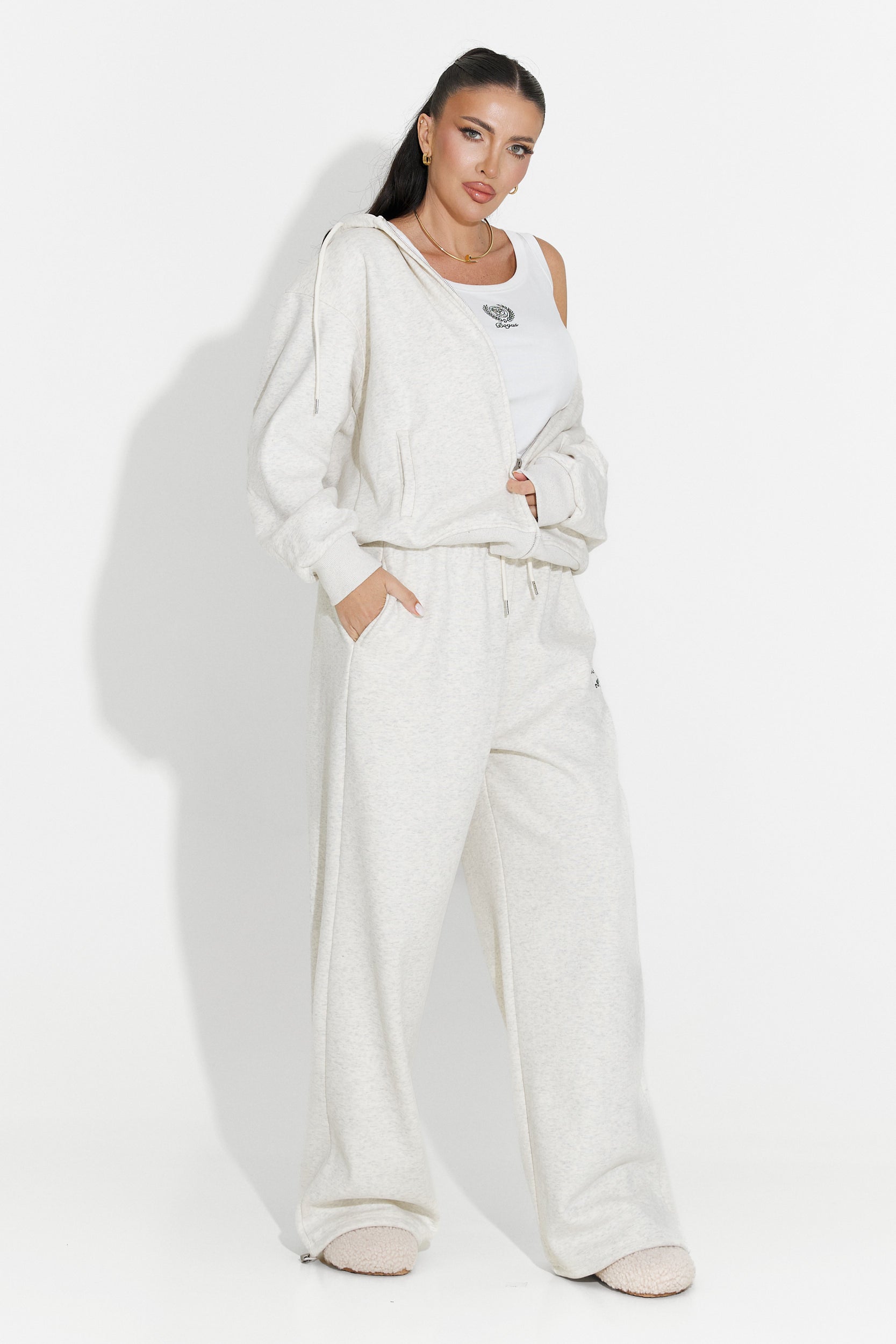 Women's casual gray tracksuit Kalira Bogas